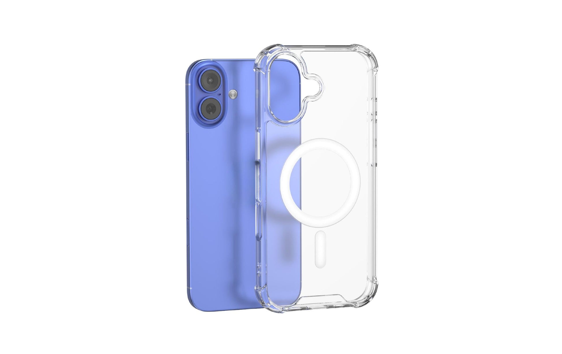 4smarts Ibiza Backcover – für Apple iPhone 17, MagSafe, PC+TPU, Transparent