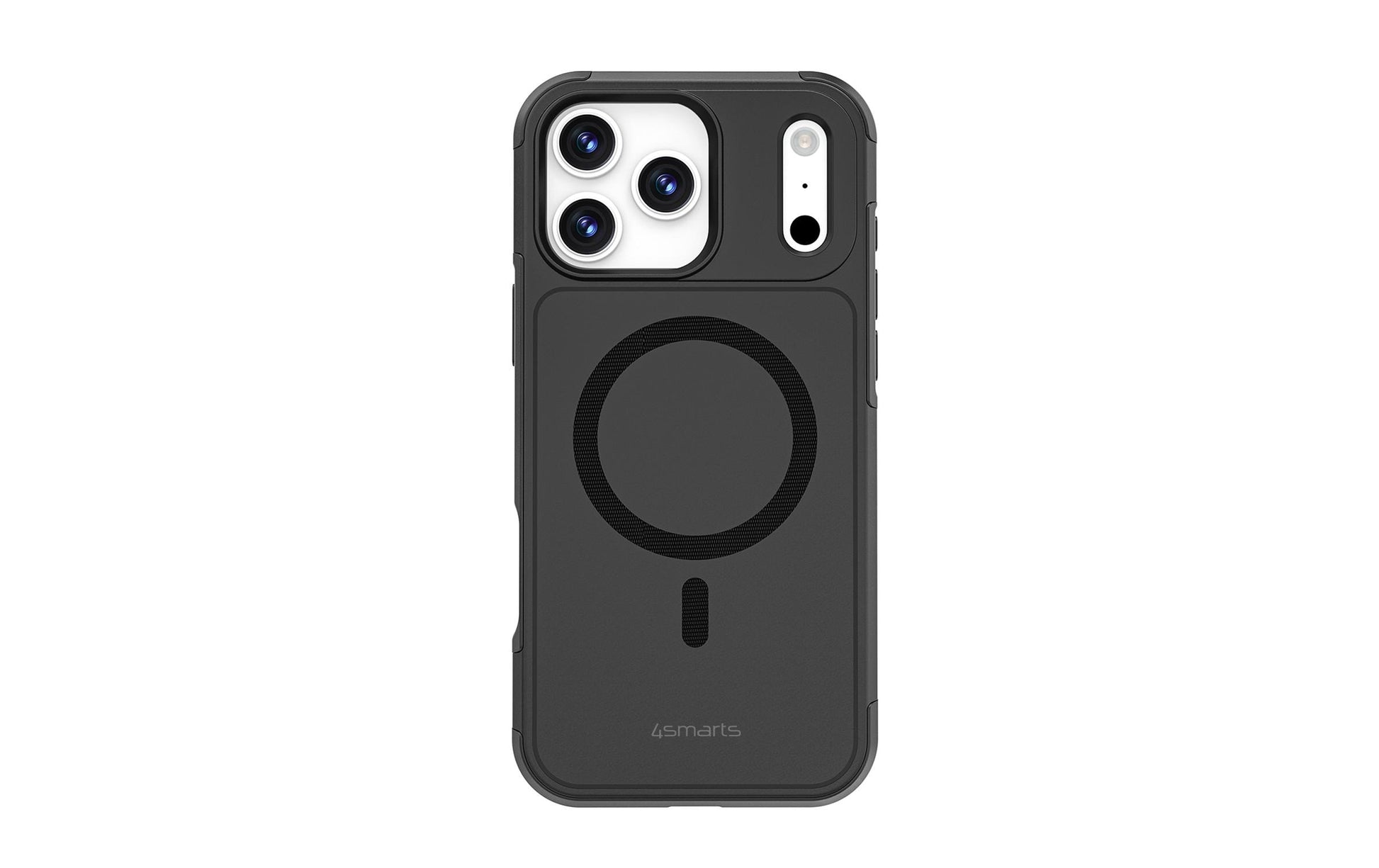 4smarts Backcover – für Apple iPhone 17 Pro Max – schwarz – TPU/PC – MagSafe-kompatibel