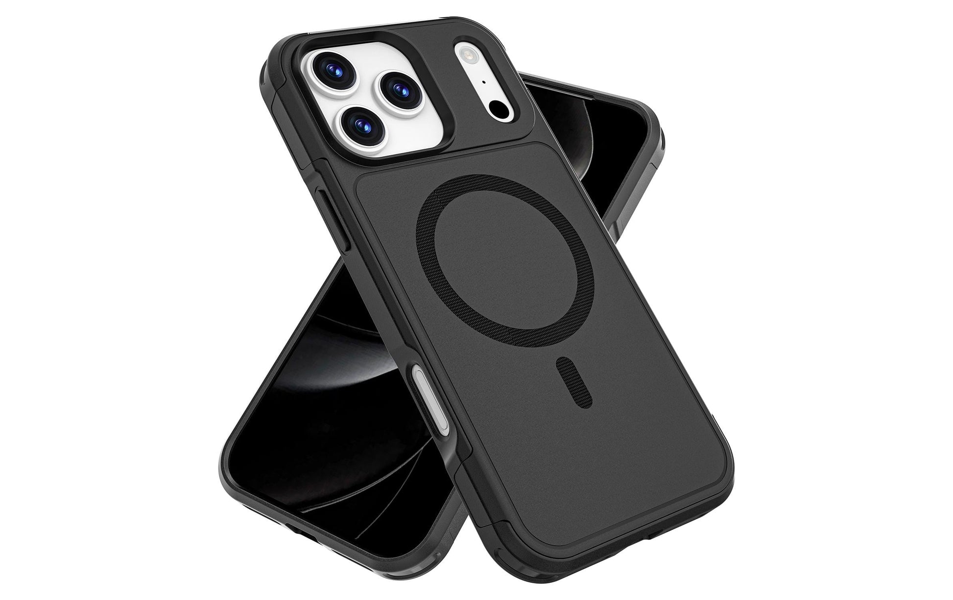 4smarts Backcover – für Apple iPhone 17 Pro Max – schwarz – TPU/PC – MagSafe-kompatibel