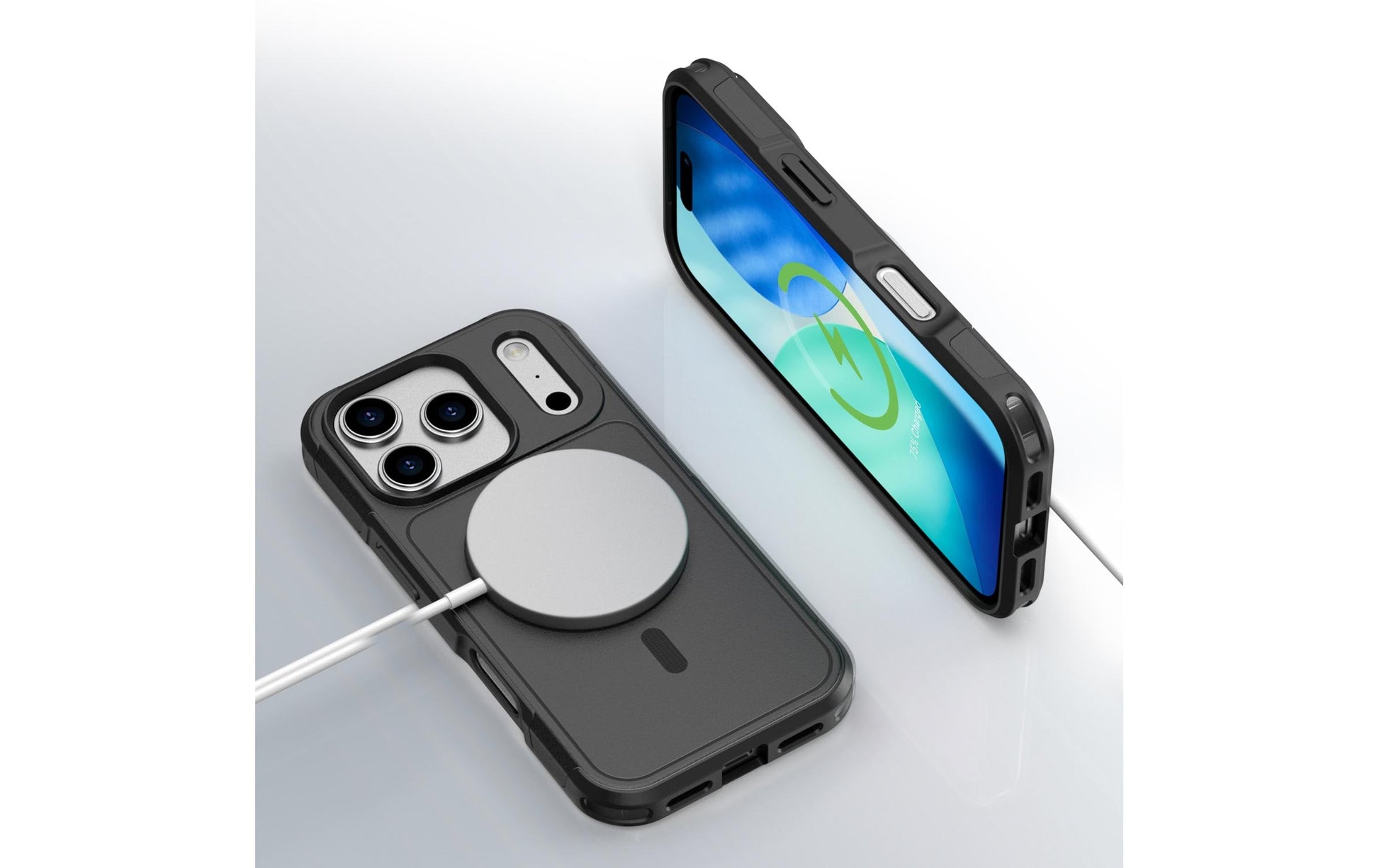 4smarts Backcover – für Apple iPhone 17 Pro Max – schwarz – TPU/PC – MagSafe-kompatibel