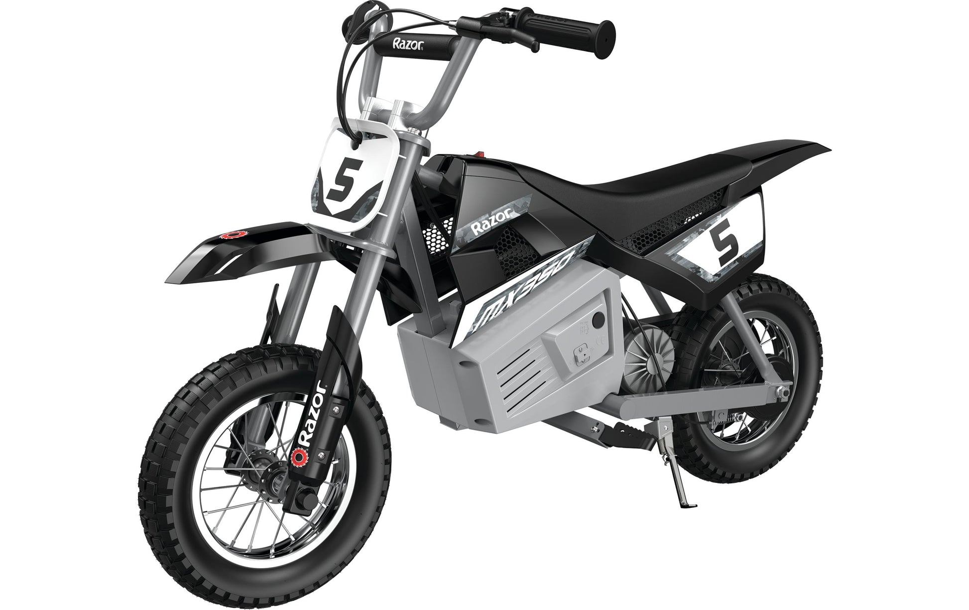 Razor Dirt Rocket MX350 Elektromotorrad – 250 W, 22 km/h, 11 km Reichweite – ab 8 Jahren – schwarz