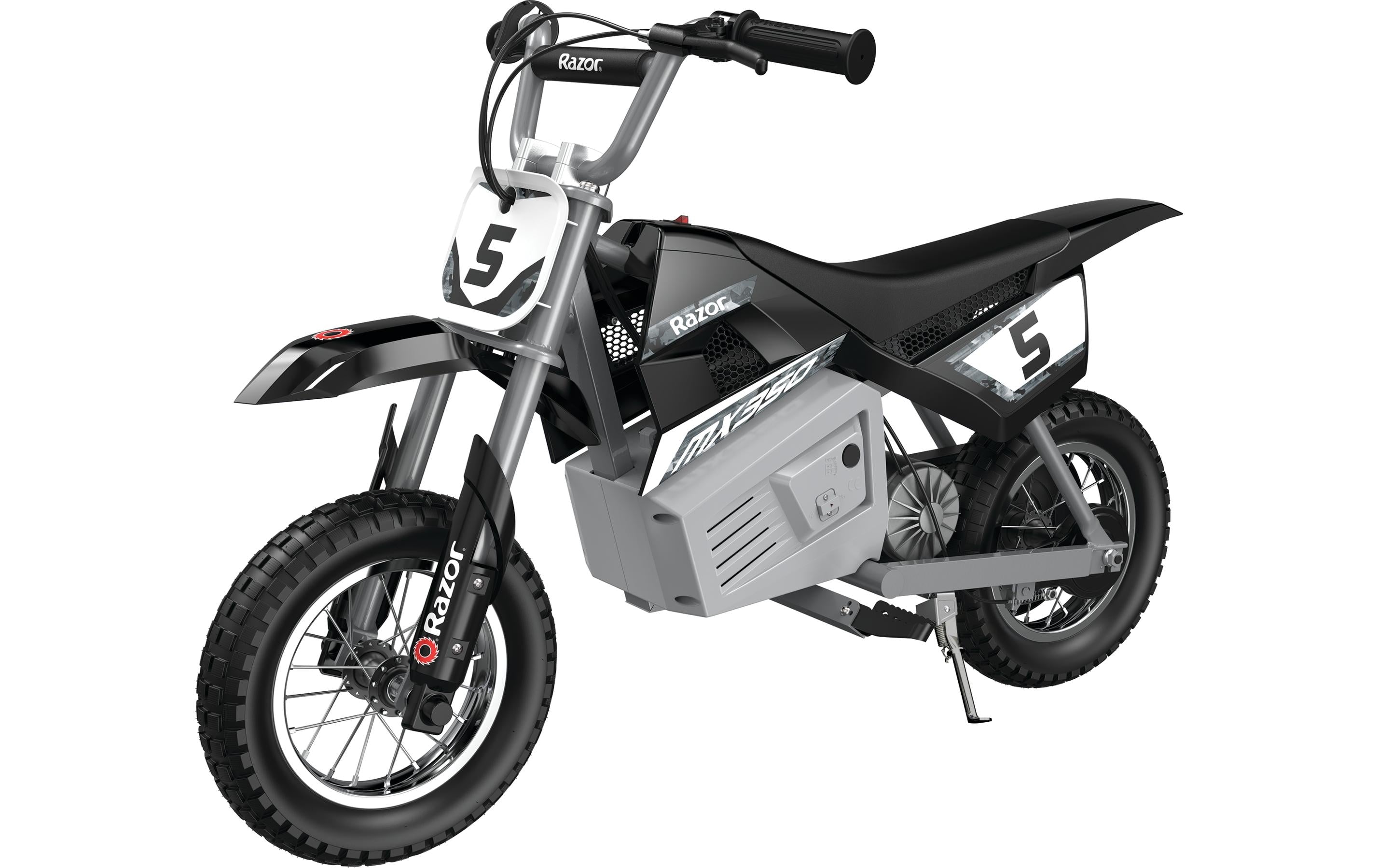 Razor Dirt Rocket MX350 Elektromotorrad – 250 W, 22 km/h, 11 km Reichweite – ab 8 Jahren – schwarz