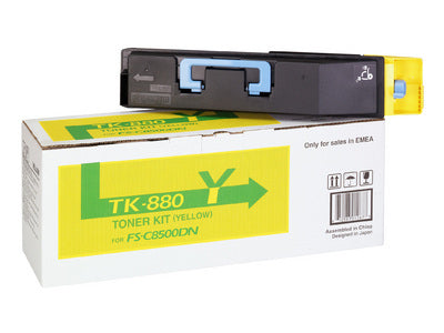 Kyocera – Toner TK-880Y – Gelb, 18000 Seiten