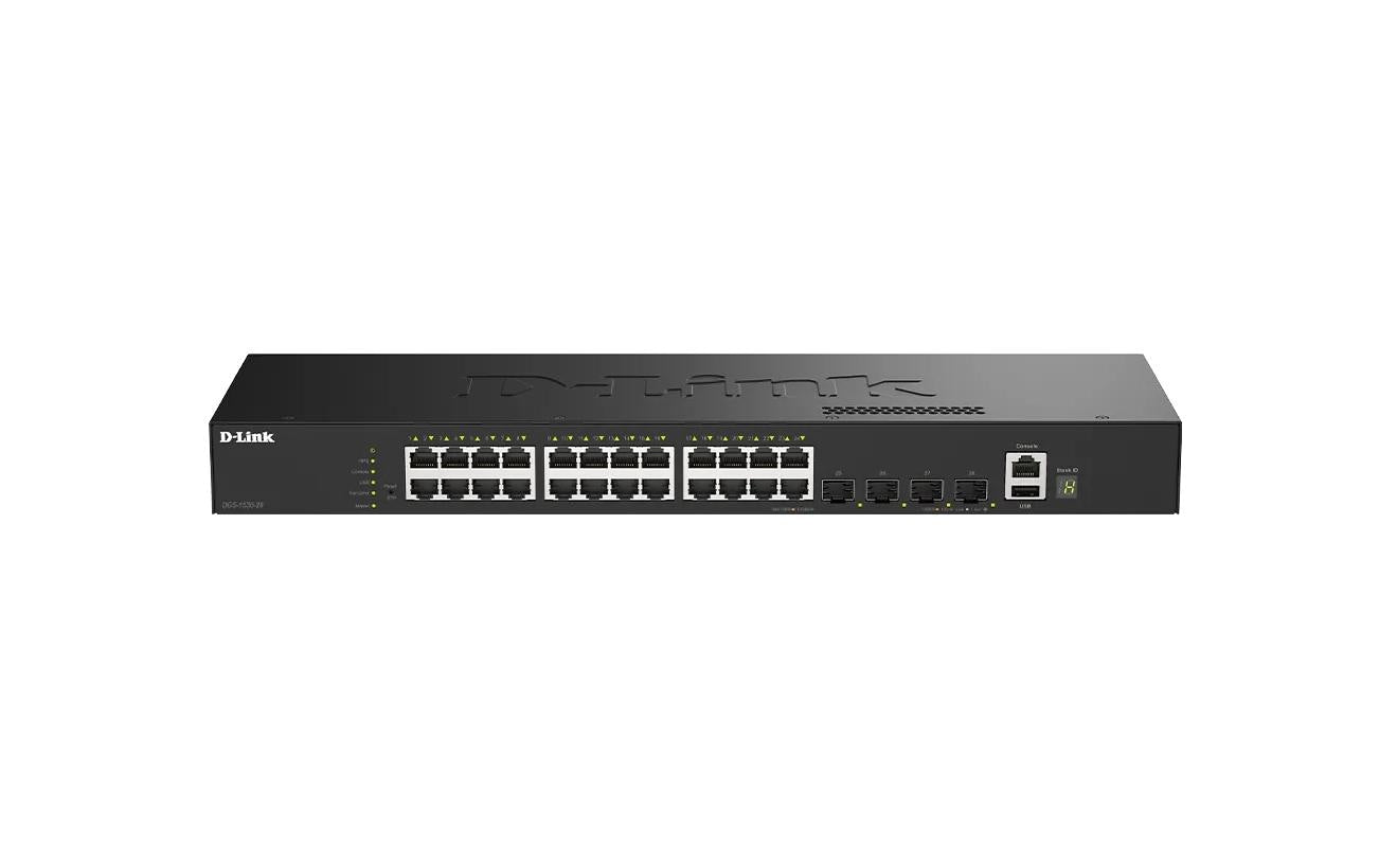 D-Link DGS-1010MP/E – Managed Switch – 10×GbE, 1×SFP, L2, PoE+ 125 W, 19" Rack
