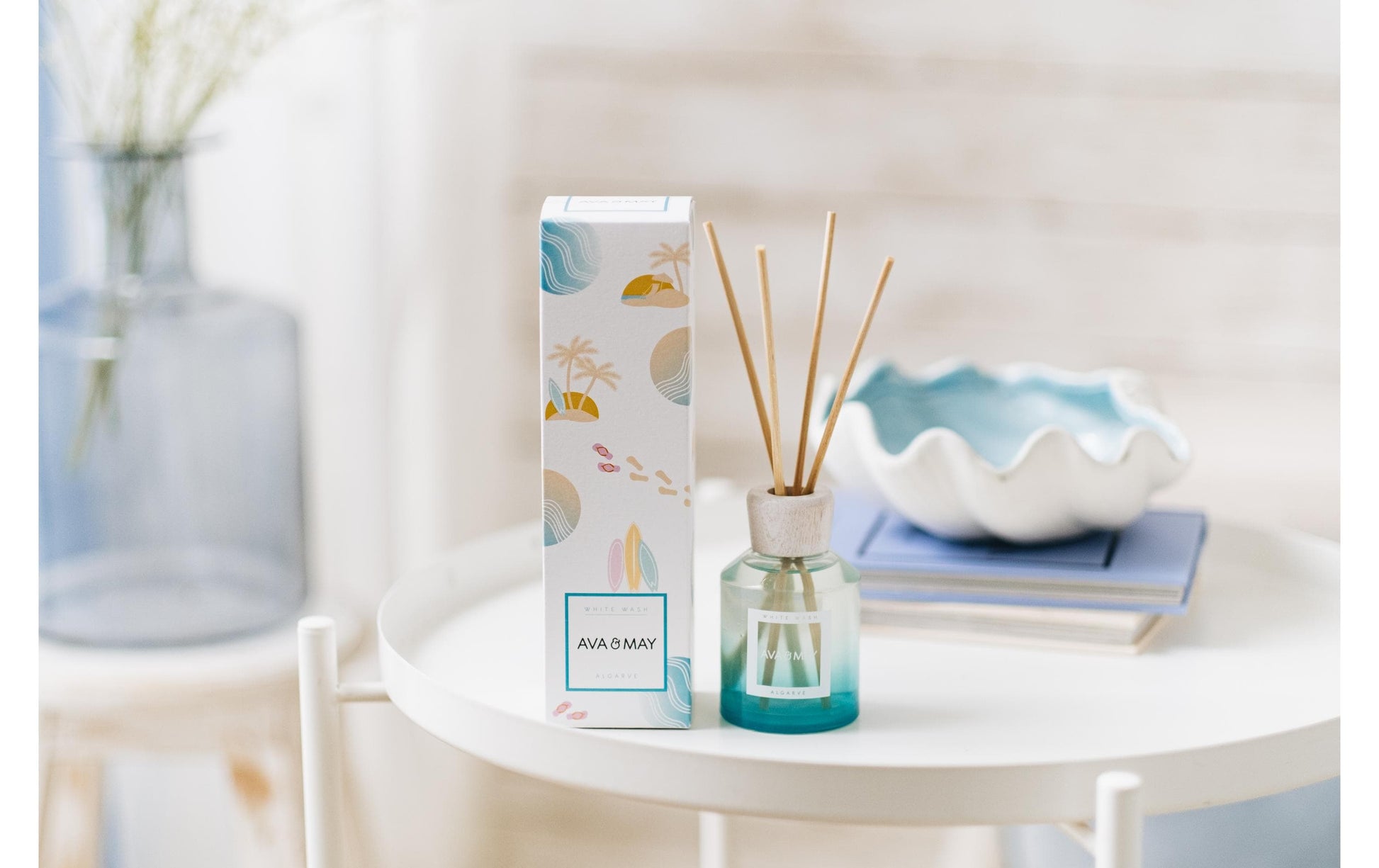 AVA & MAY Duftstäbchen White Wash Meersalz – 100 ml