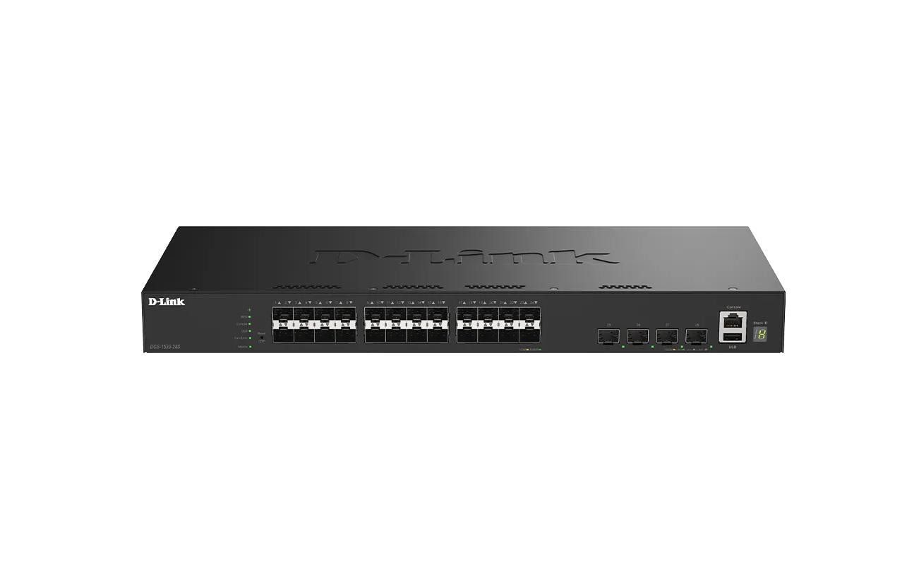 D-Link DGS-1530-10/E – Smart L2 Switch – 8× 1G, 2× SFP+, 19", 1U