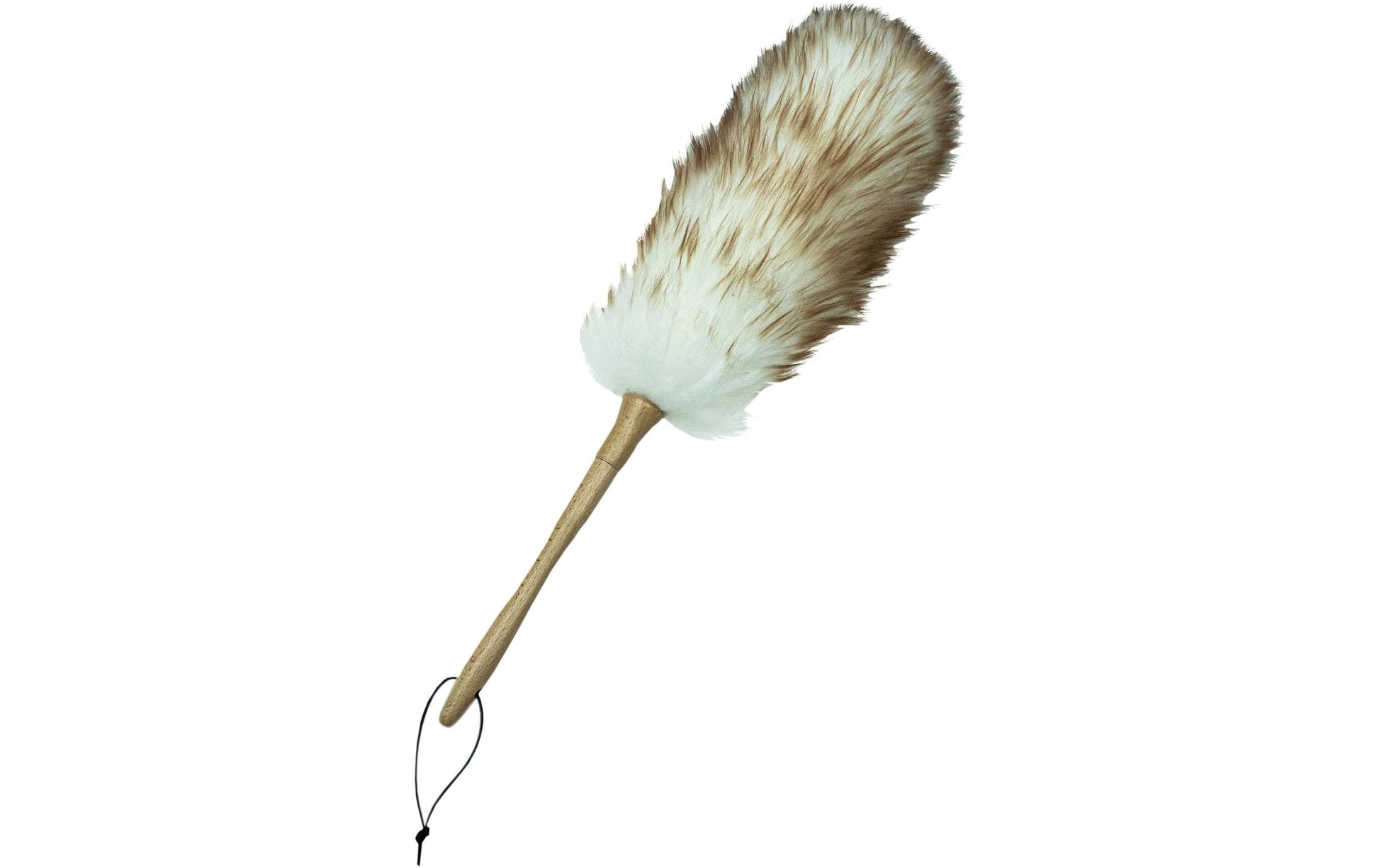 CREaCLEAN Staubwedel mit Holzgriff – Wolle – weiss/holz – 52,0 cm