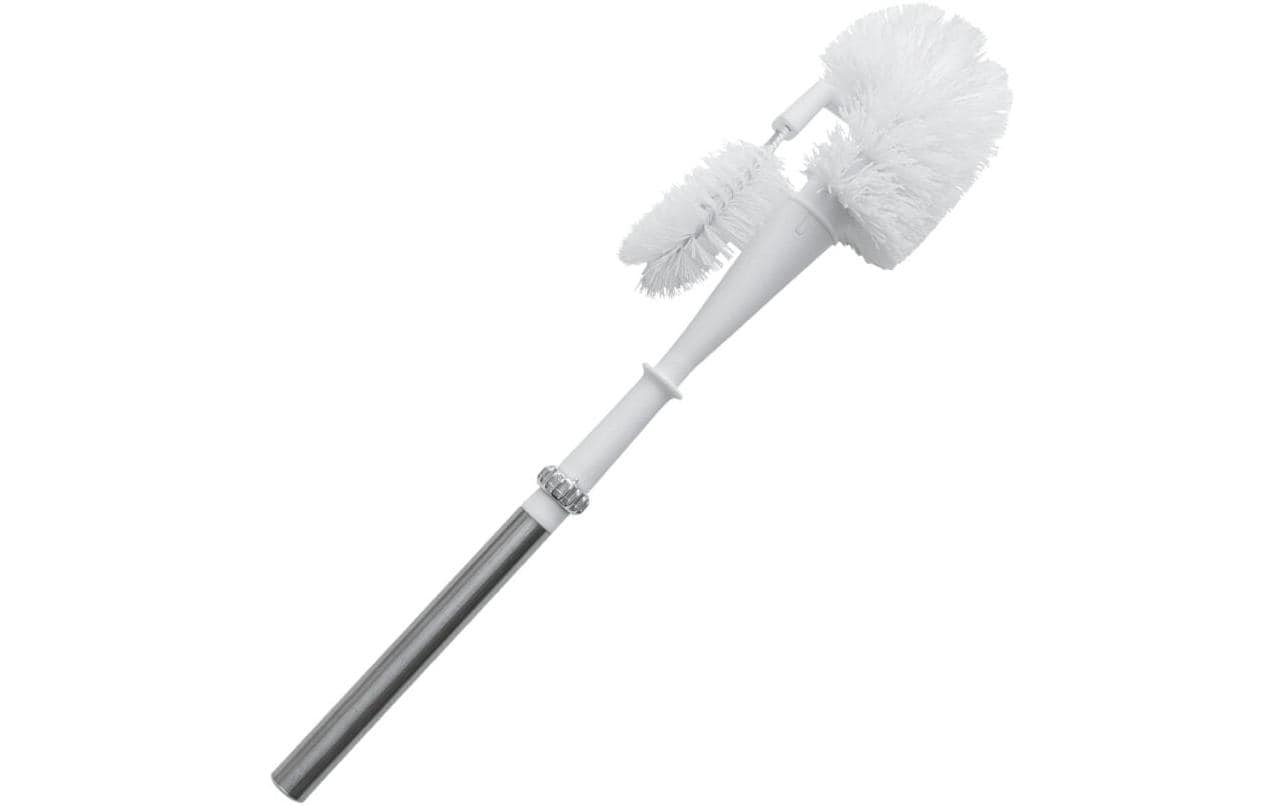 CREaCLEAN CLARISSA – WC-Bürste – Polypropylen, Edelstahl, Kopf austauschbar, mit Randreiniger, H 36,2 cm