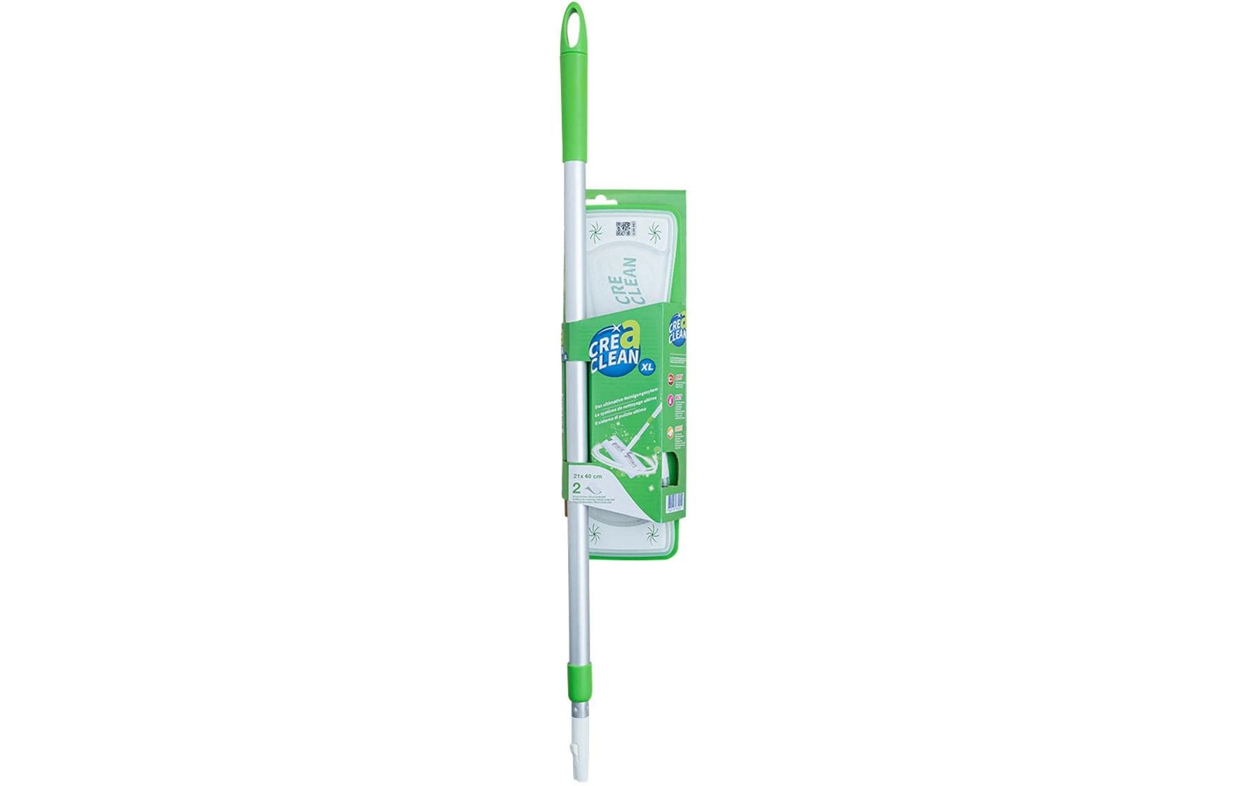 CREaCLEAN Flachwischer 54032 – 37 cm – Aluminium – Grün