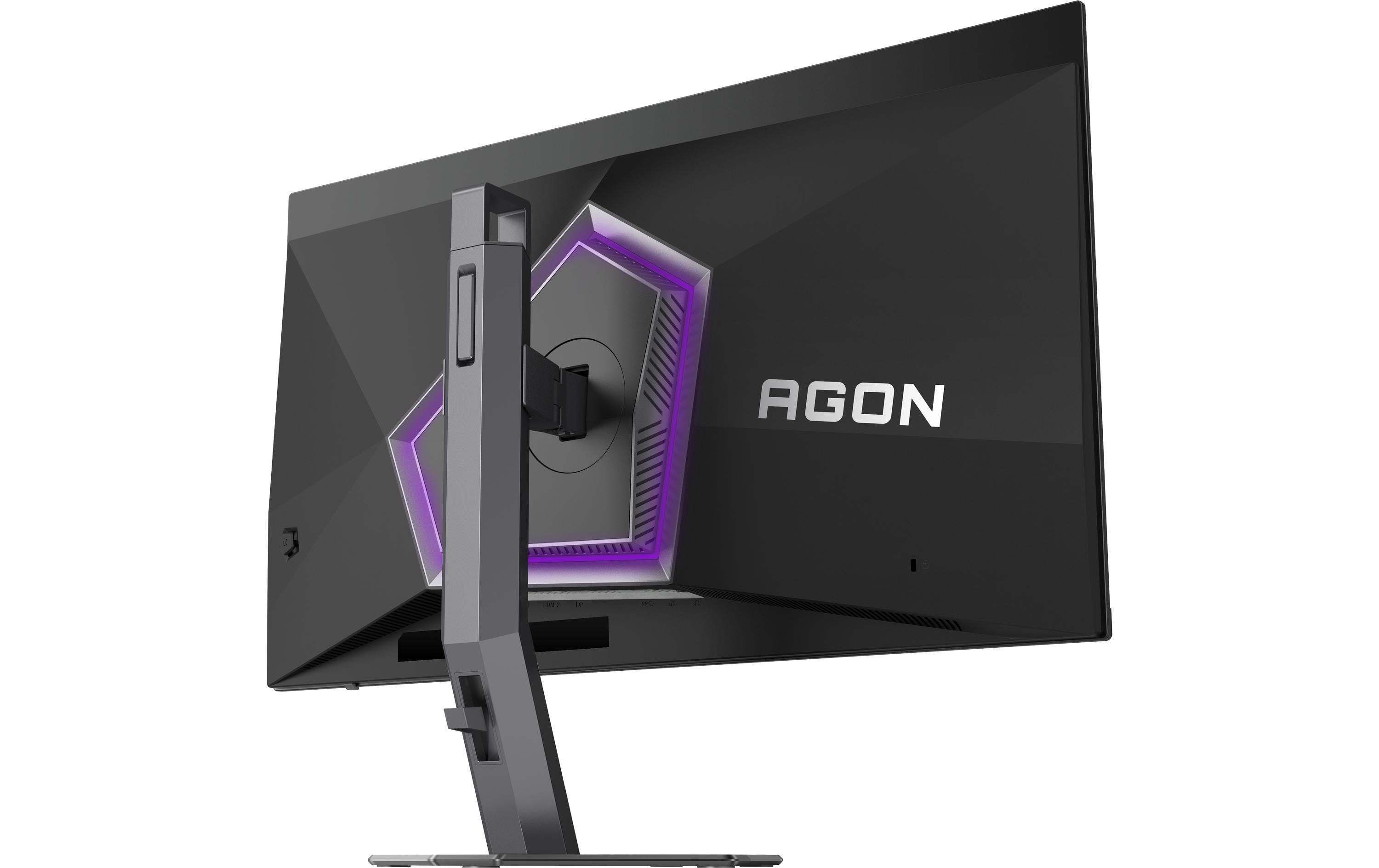 AOC AG276QKD2 – Monitor, 26,5", IPS, 500 Hz, USB-C, Gebogen, Eingebaute Lautsprecher, Adaptive Sync, Schwarz