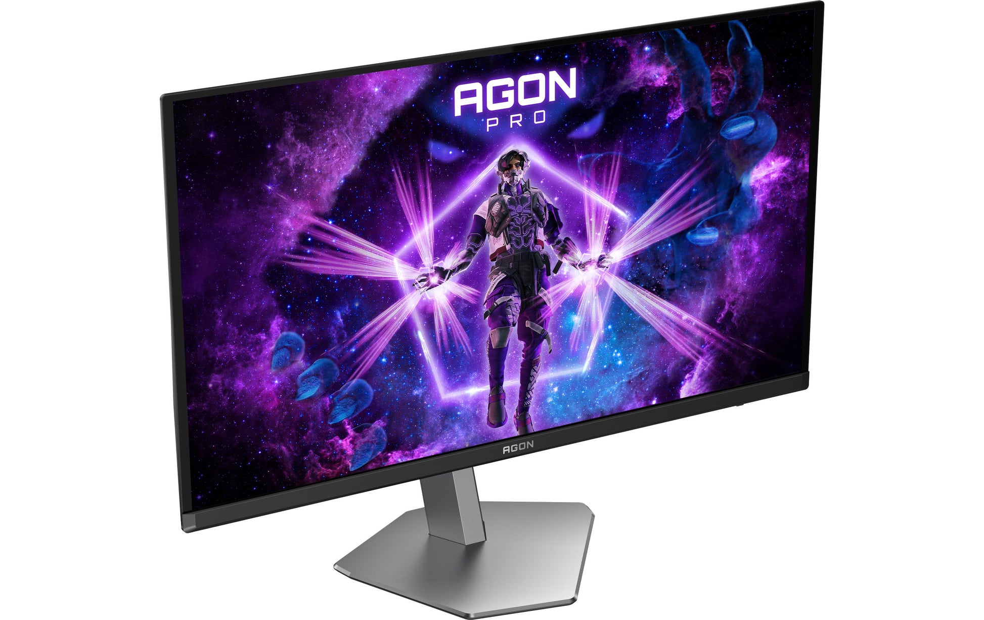 AOC AG276QKD2 – Monitor, 26,5", IPS, 500 Hz, USB-C, Gebogen, Eingebaute Lautsprecher, Adaptive Sync, Schwarz