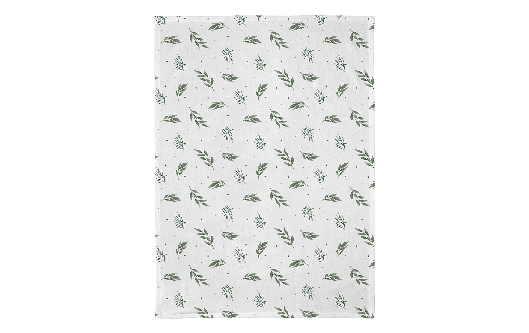 Chic-mic Chic Mic – Küchentuch, 50 × 70 cm, Baumwolle, Grün/Weiss