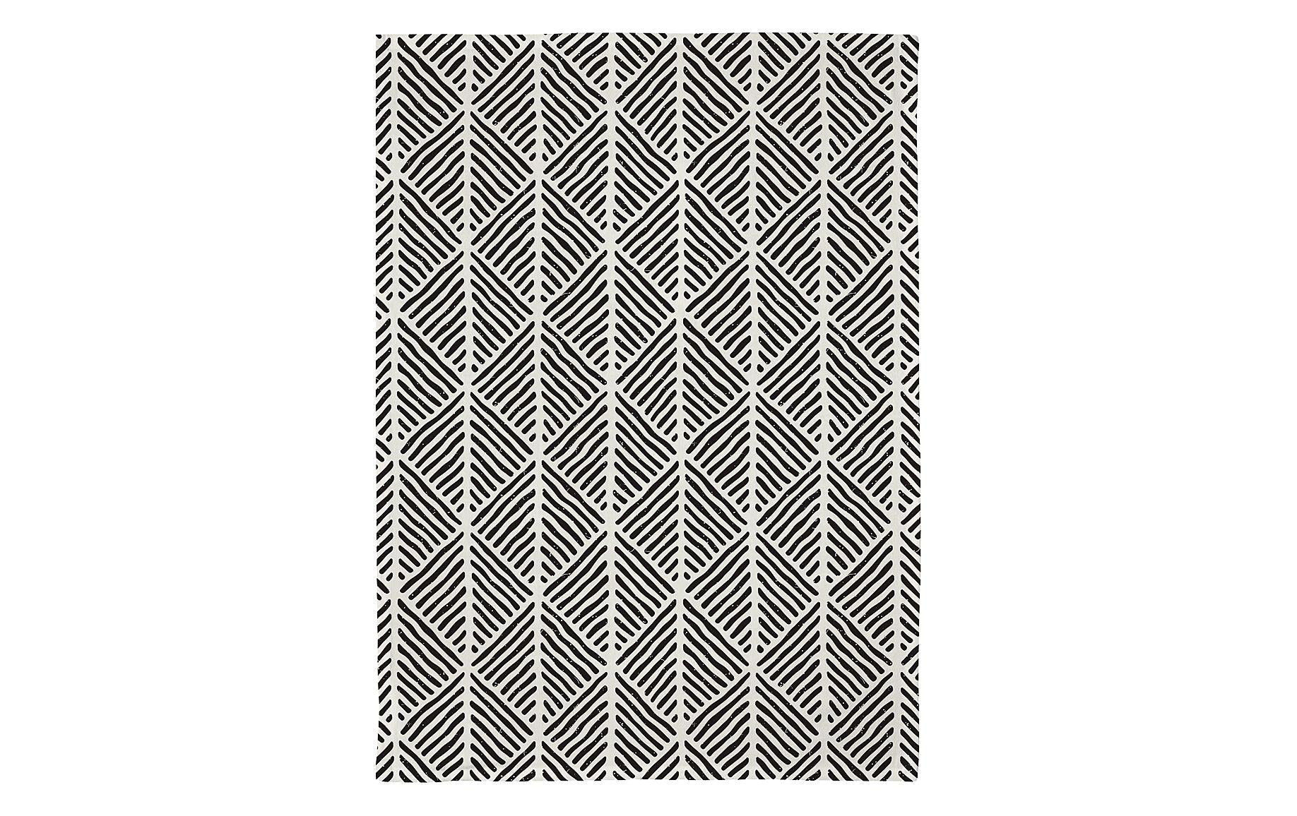 Chic-mic Küchentuch 50 × 70 cm, Baumwolle, Schwarz/Weiss