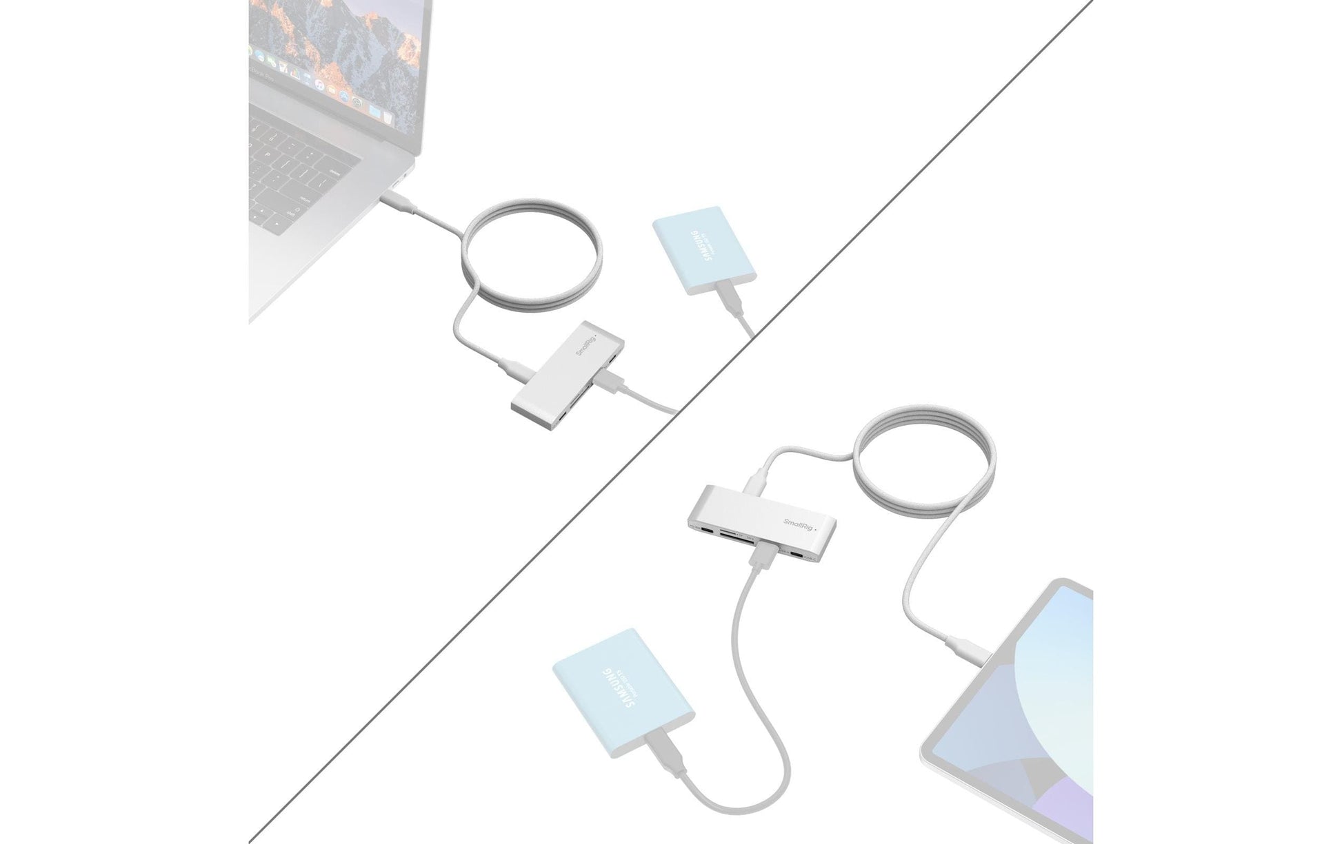 SmallRig 4746 Kartenleser – SD, microSD (SDHC/SDXC, microSDHC/microSDXC) – USB 3.2 Gen 1, 5,12 Gbit/s