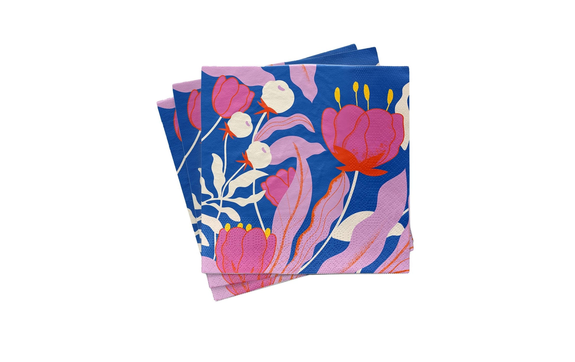 Chic-mic Servietten Blume – 33 × 33 cm, Bambuspapier, 3-lagig