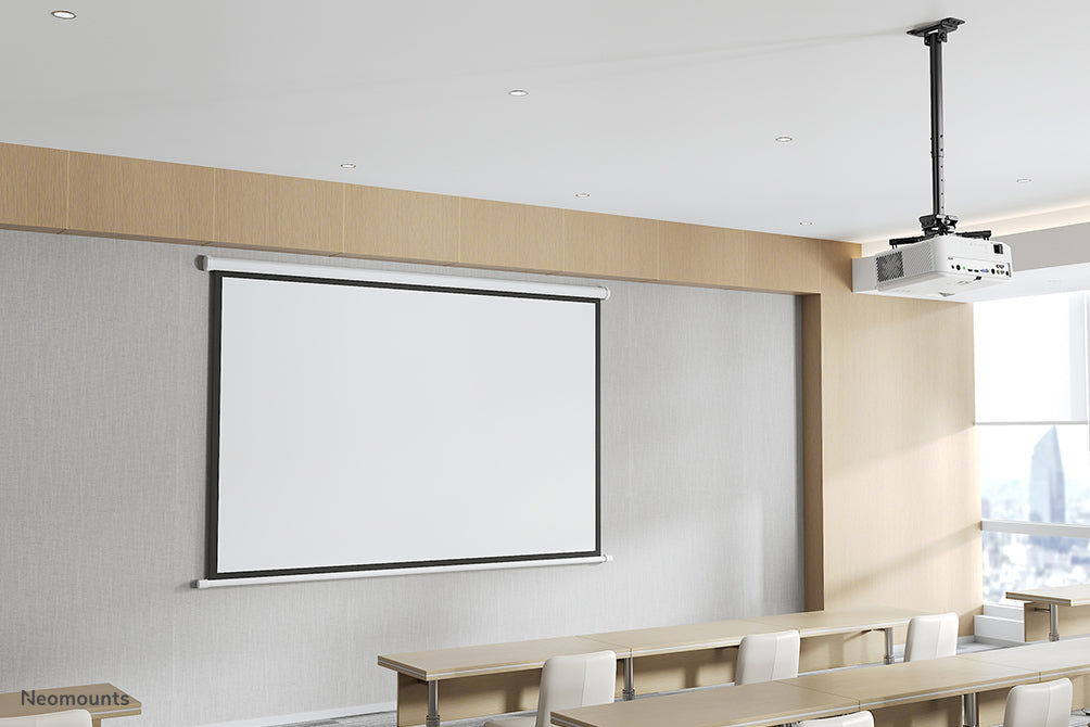 Neomounts CL25-540BL1 Projektor-Deckenhalterung – 60,5–90,5 cm, 35 kg, schwenkbar, schwarz