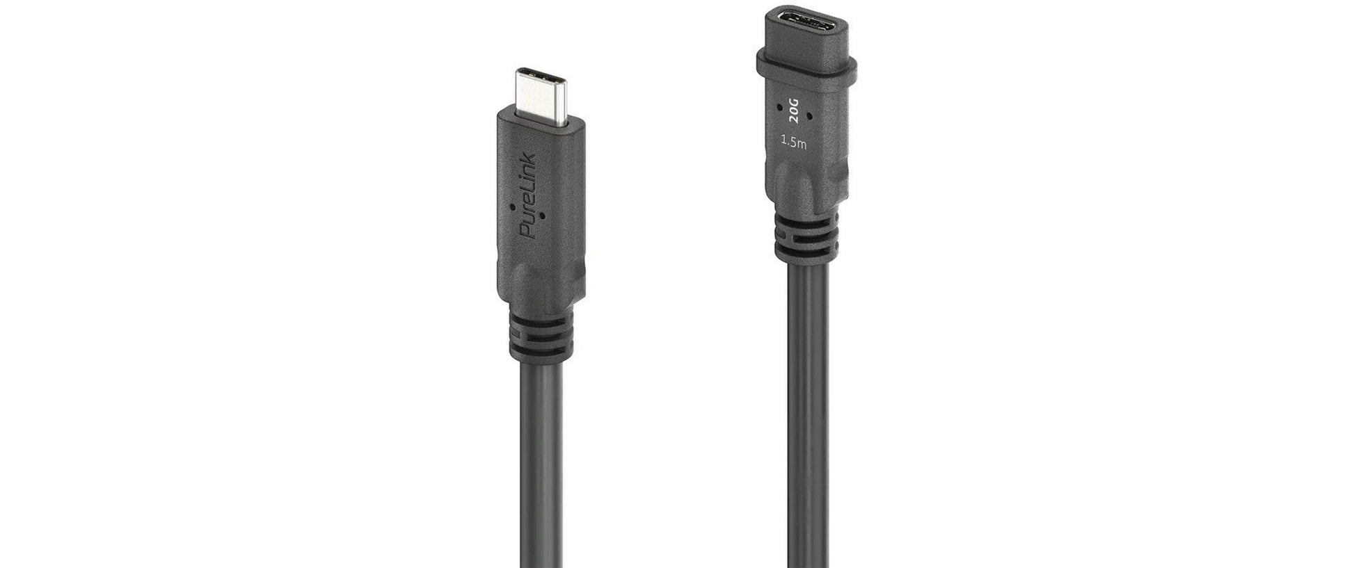 PureLink USB-Kabel, USB-C zu USB-C, 1,5 m, USB4, Lade-/Datenkabel