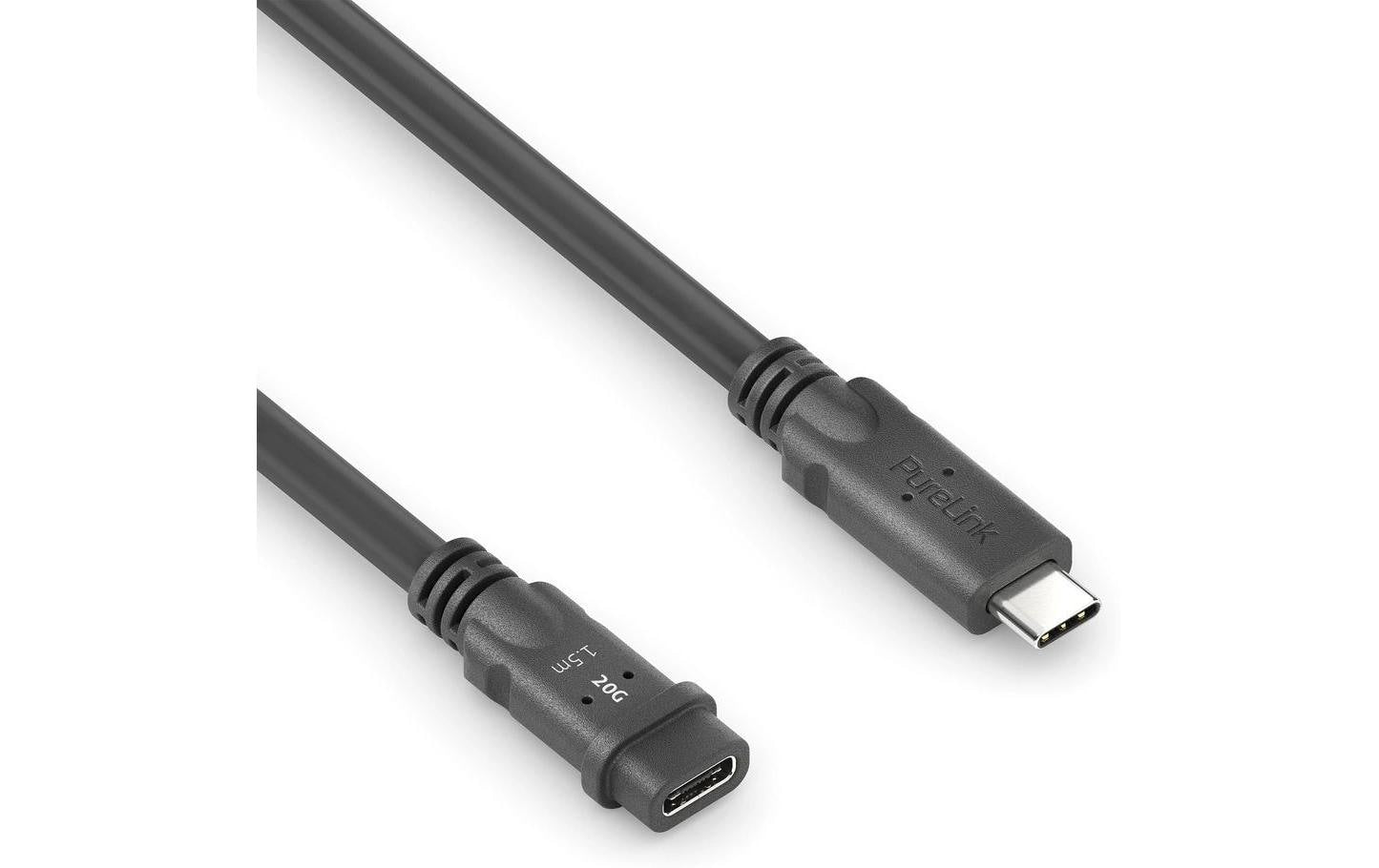 PureLink USB-Kabel, USB-C zu USB-C, 1,5 m, USB4, Lade-/Datenkabel
