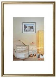 Dufco Wechselrahmen Gold, Kunststoff, 21 × 29,7 cm