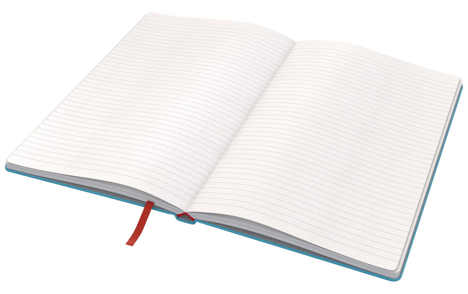 Leitz Cosy Notizbuch – A5 – Liniert 5 mm – 80 Seiten – 330 g/m² – Hardcover, Gummiband, Blau