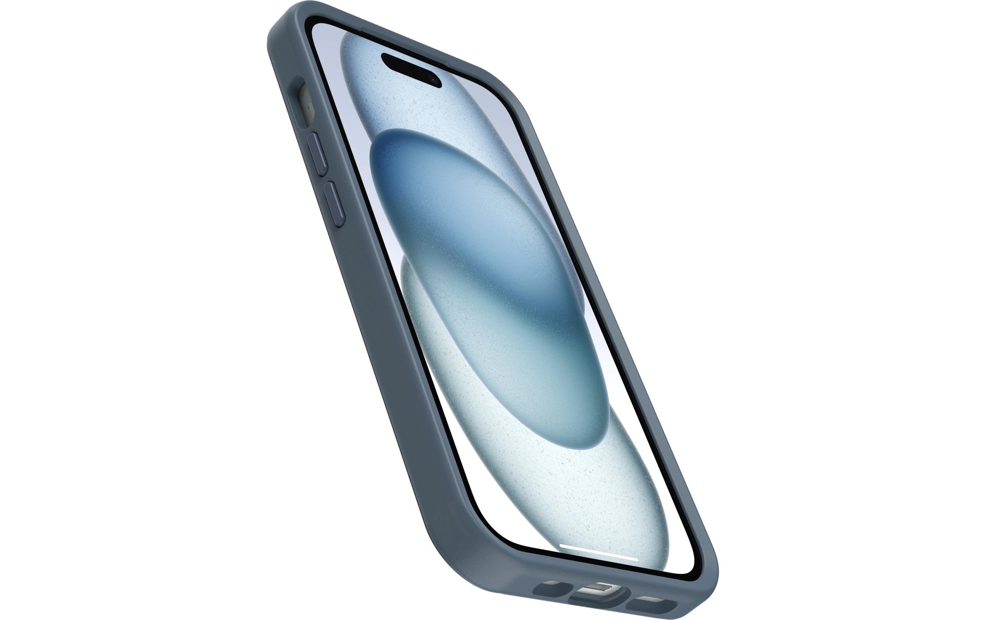 OtterBox Backcover Symmetry – für Apple iPhone 15 – blau – PC – MagSafe-kompatibel, stossdämpfend