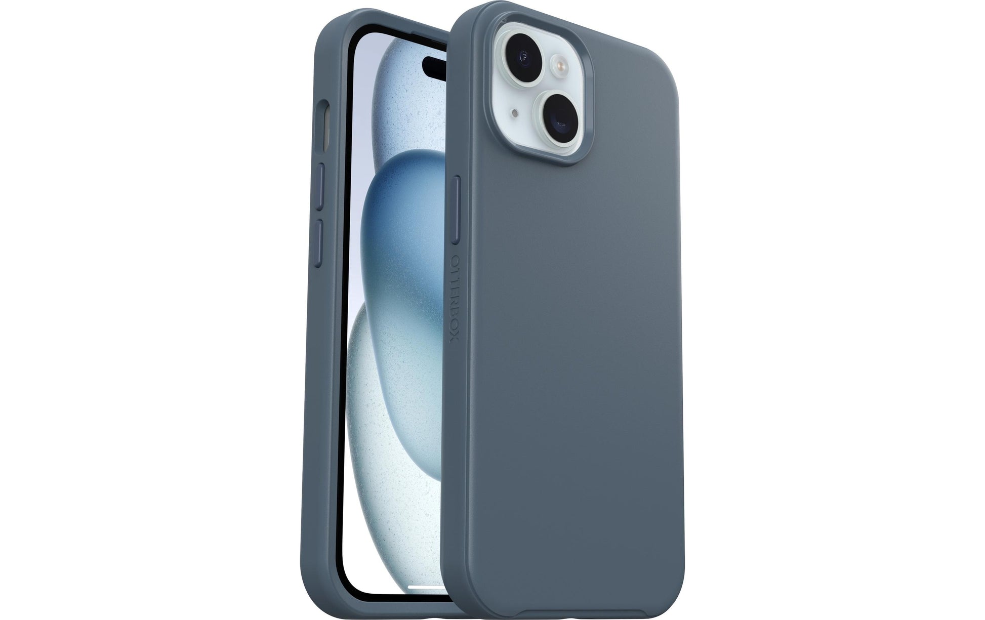 OtterBox Backcover Symmetry – für Apple iPhone 15 – blau – PC – MagSafe-kompatibel, stossdämpfend
