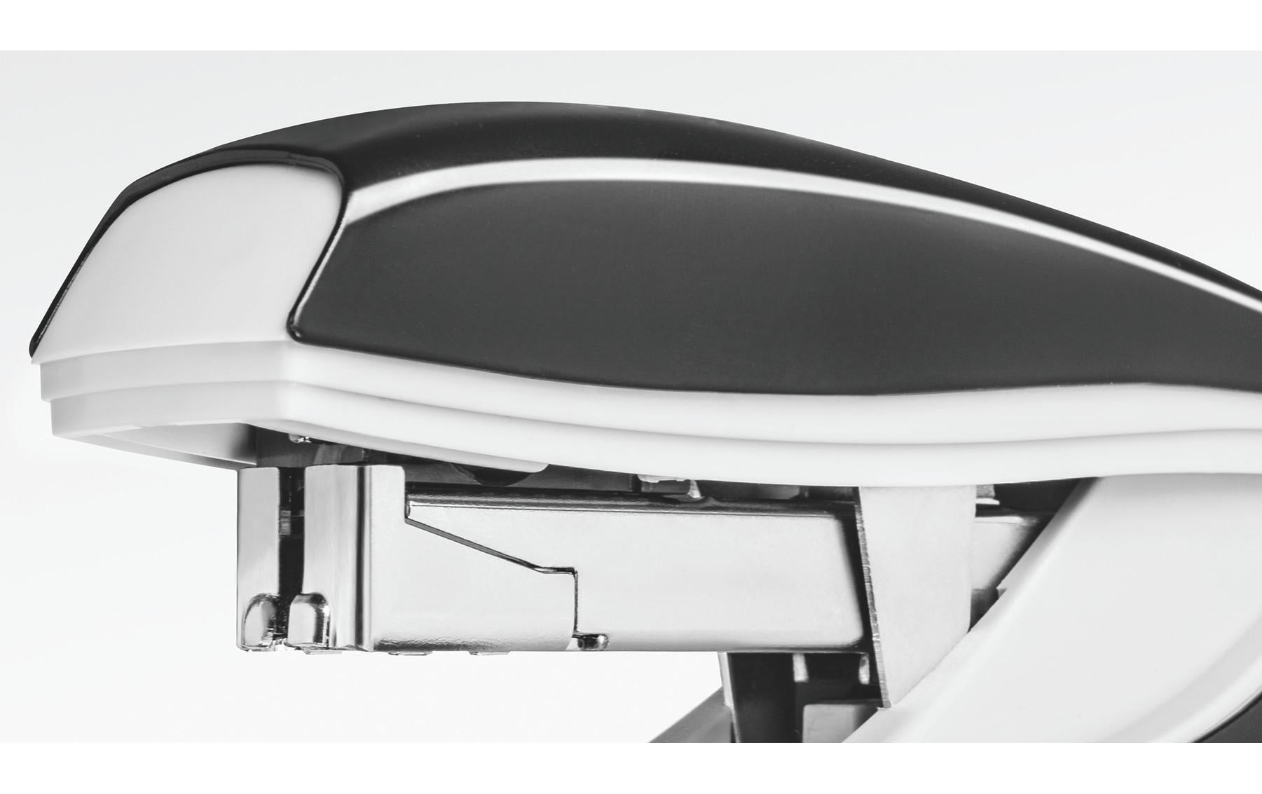Leitz 5523 Hefter, 40 Blatt, für 24/6, 26/6, 24/8, Flat-Clinch, Einlegetiefe 38 mm, blau