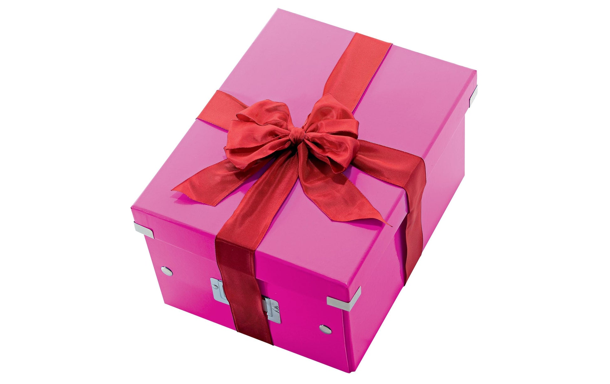 Leitz Click&Store Aufbewahrungsbox 17 l – für A4, mit Deckel, stapelbar, mit Tragegriff, pink, PP