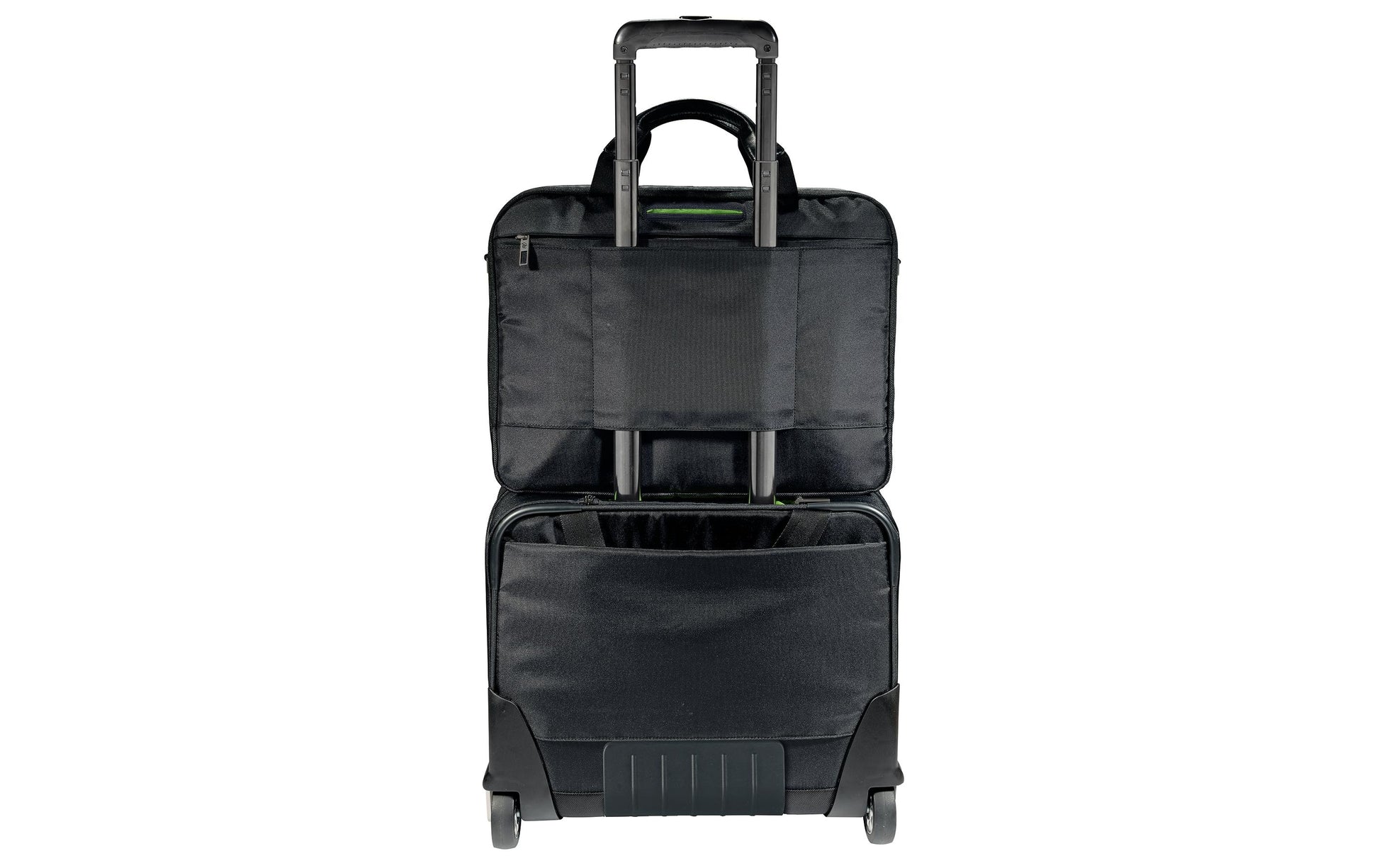 Leitz Handgepäck-Trolley – 24 l, für Notebooks bis 15,6", Weichschale, Schwarz, 44 × 37,5 × 23 cm