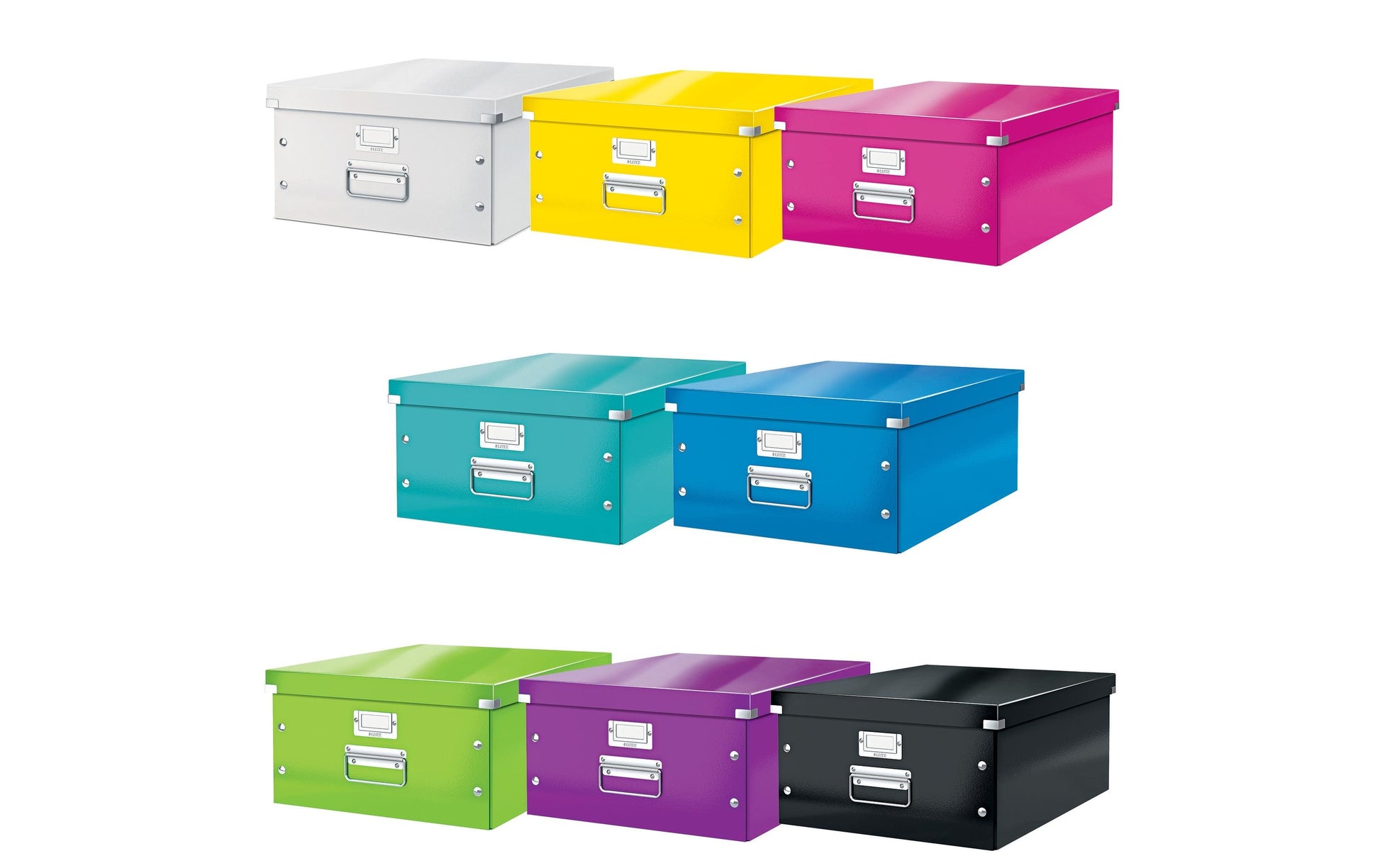 Leitz Click&Store WOW Aufbewahrungsbox B 369 × H 200 × T 482 mm – für A3, mit Tragegriff, stapelbar, grün