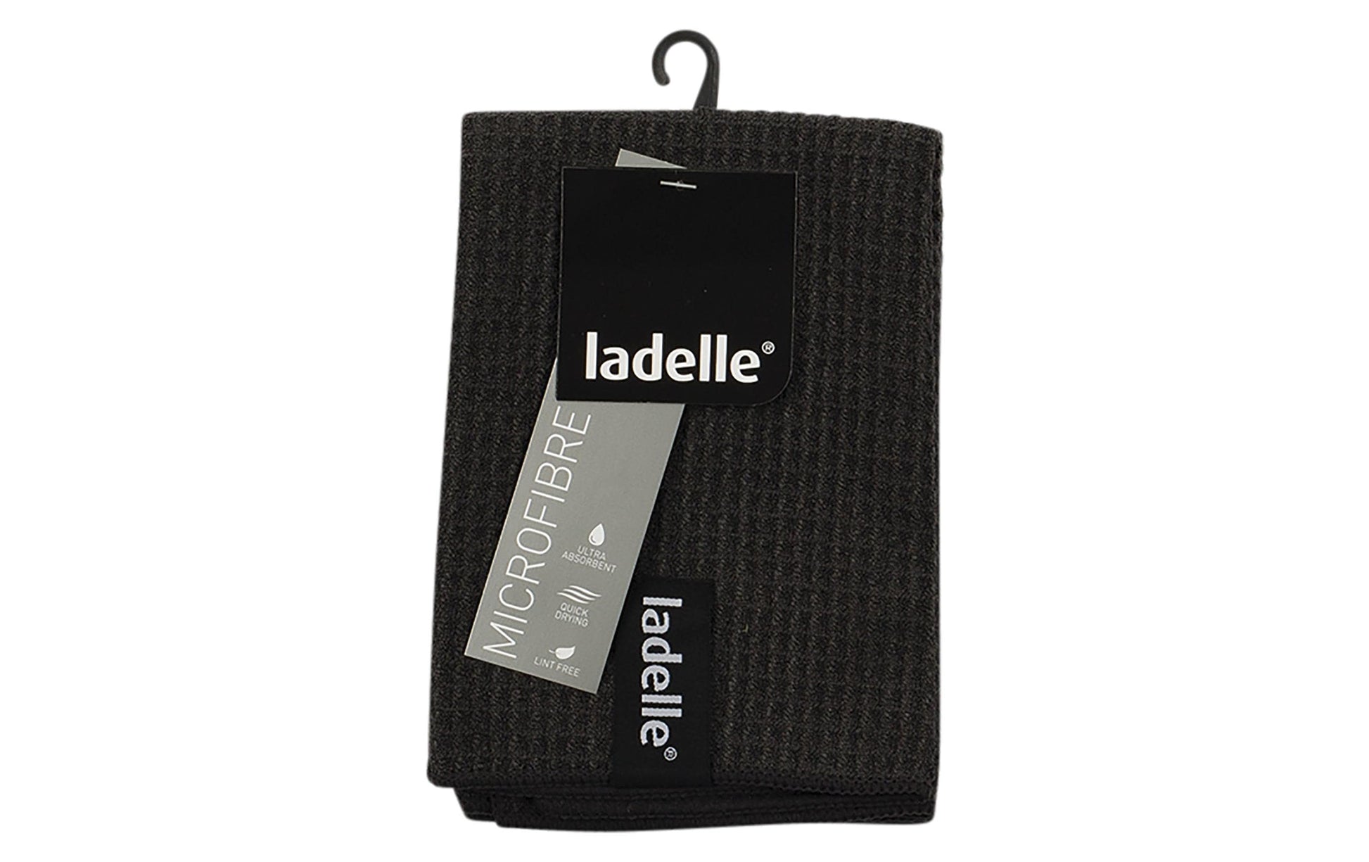 Ladelle Abwaschlappen – schwarz – 35 × 35 cm – Polyamid/Polyester – 3er-Set