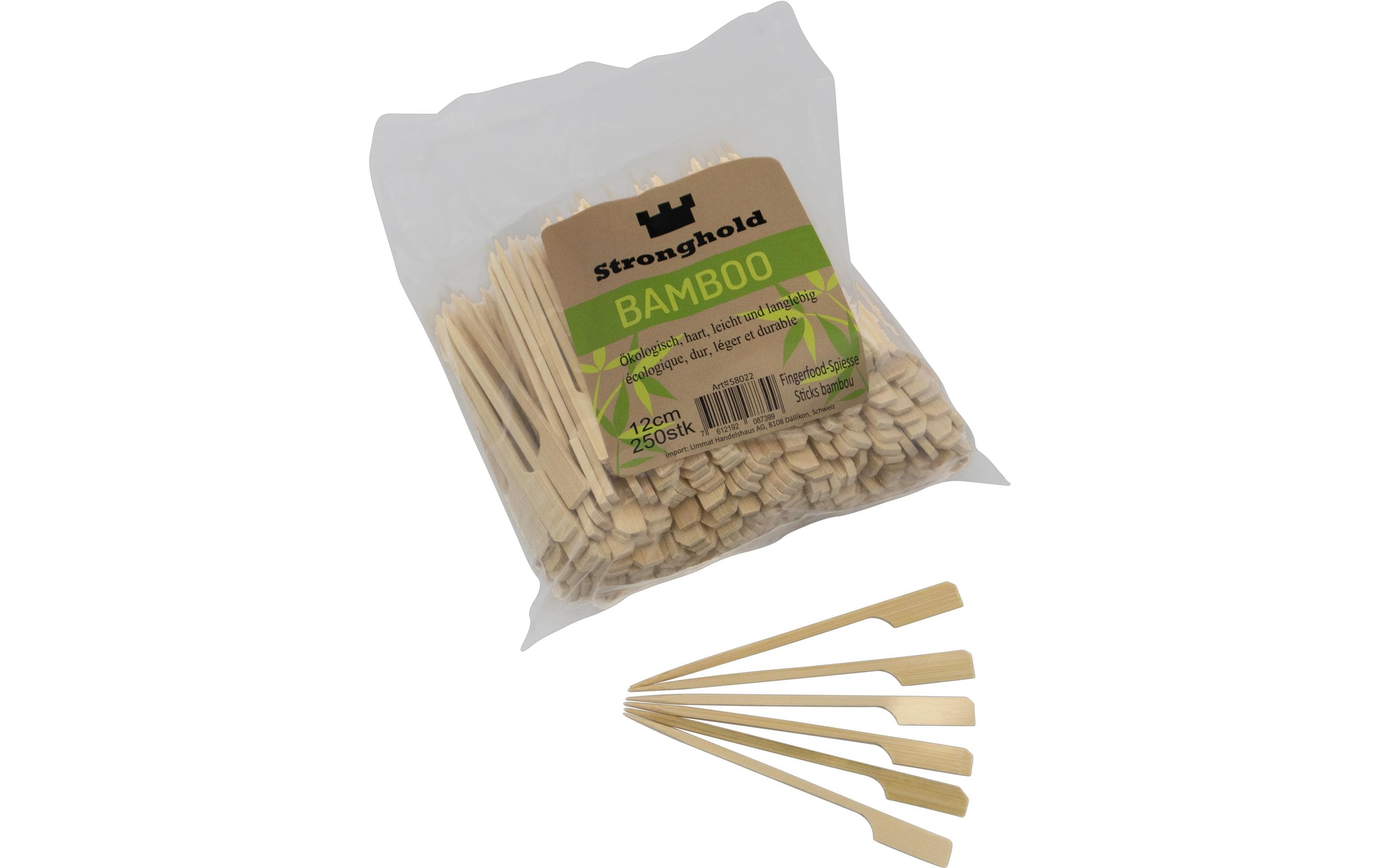 Stronghold Bambus-Spiesse – 12 cm – Bambus – mit Griff
