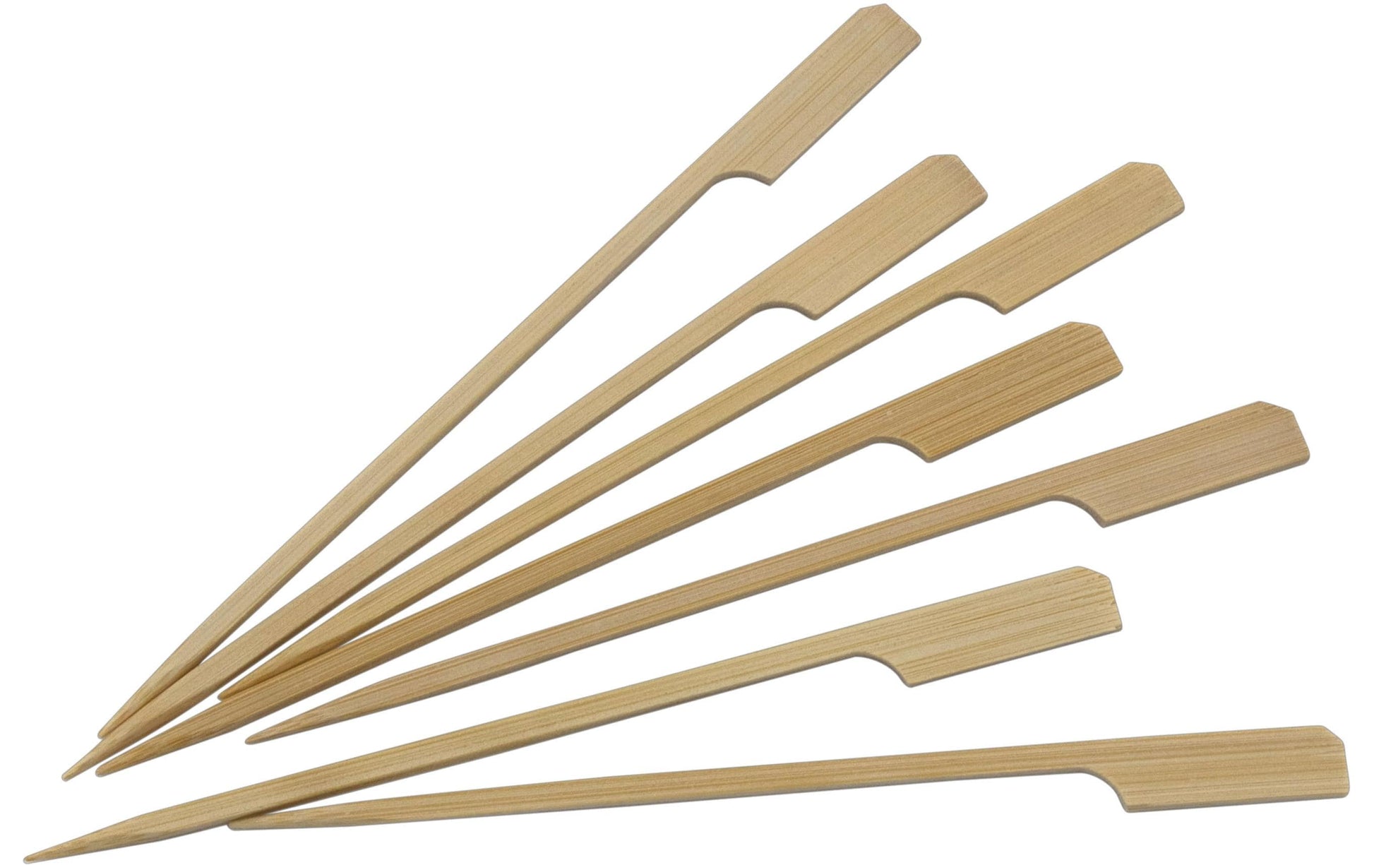 Stronghold Bambus-Spiesse – nature – 15 cm – Bambus – mit Griff