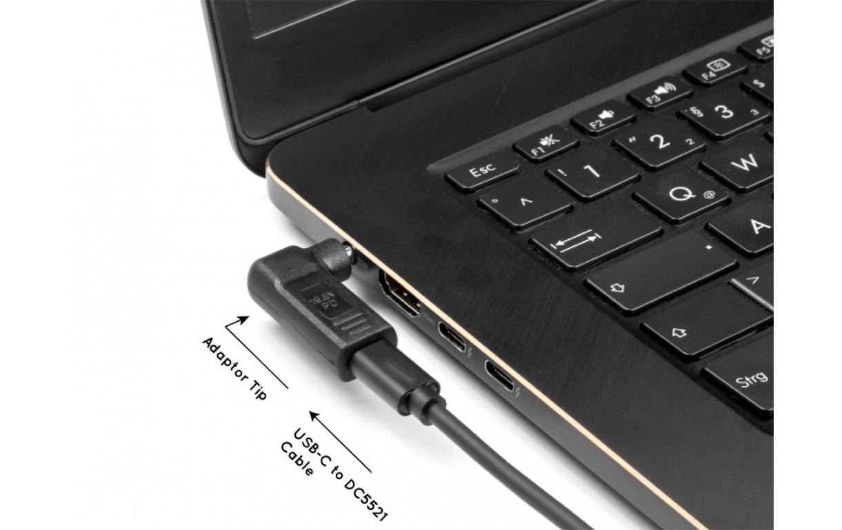 Sunslice USB-C auf USB-C Kabel – 1 m – Geflochten – Schwarz