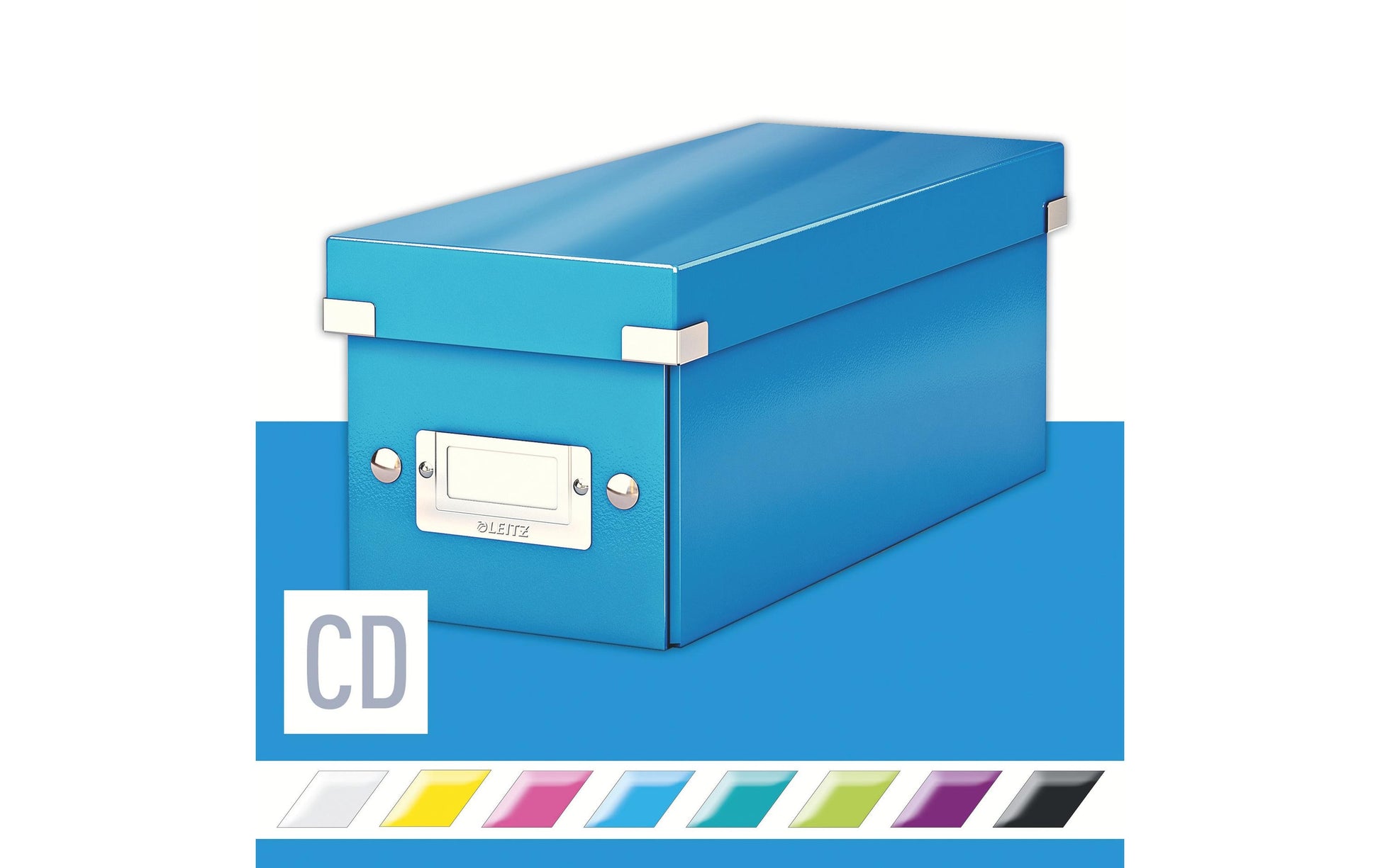 Leitz CD-Ablagebox Click & Store WOW – 165 Disks, Karton, 143 × 352 × 136 mm