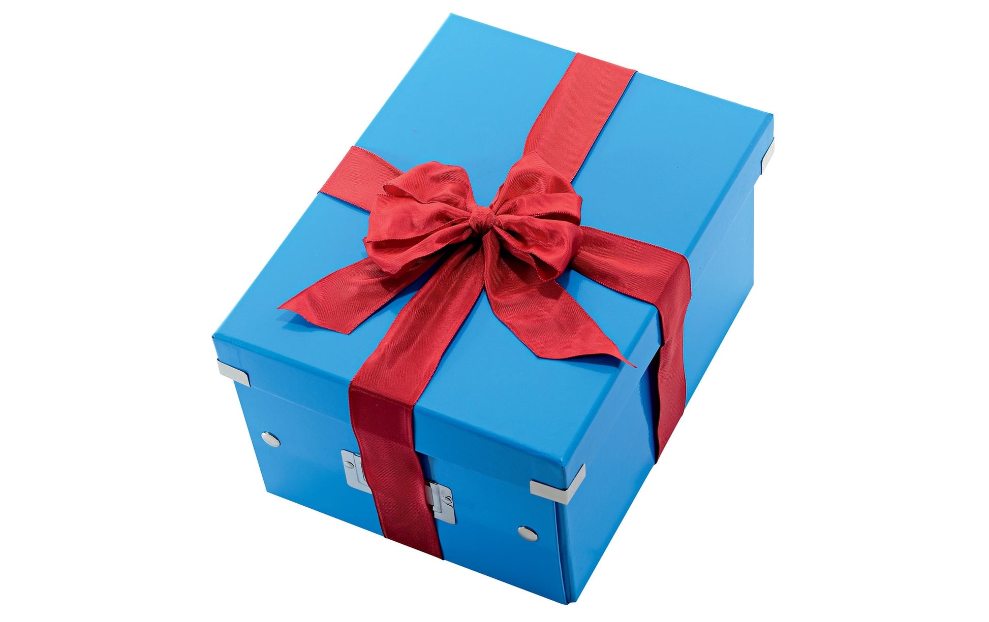 Leitz Click & Store Aufbewahrungsbox 17 l – für A4, mit Deckel, stapelbar, mit Etikettenhalter, blau, MDF/PP