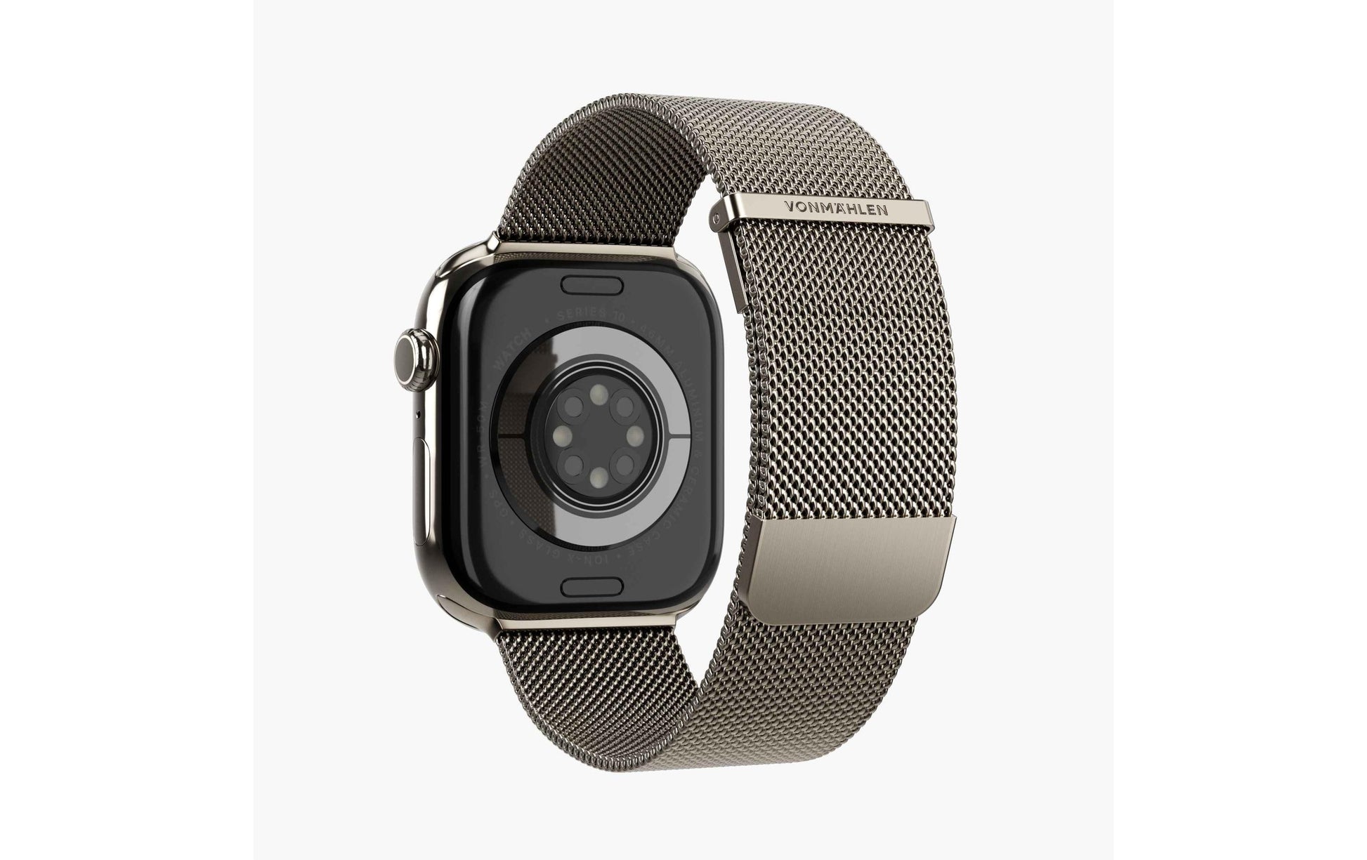 Vonmählen Milanese Loop 2 – Armband – für Apple Watch 40/41/42 mm, Desert Sand, Edelstahl