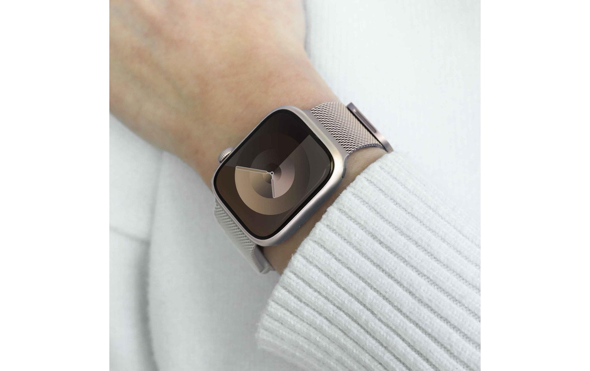 Vonmählen Milanese Loop 2 – Champagner, für Apple Watch