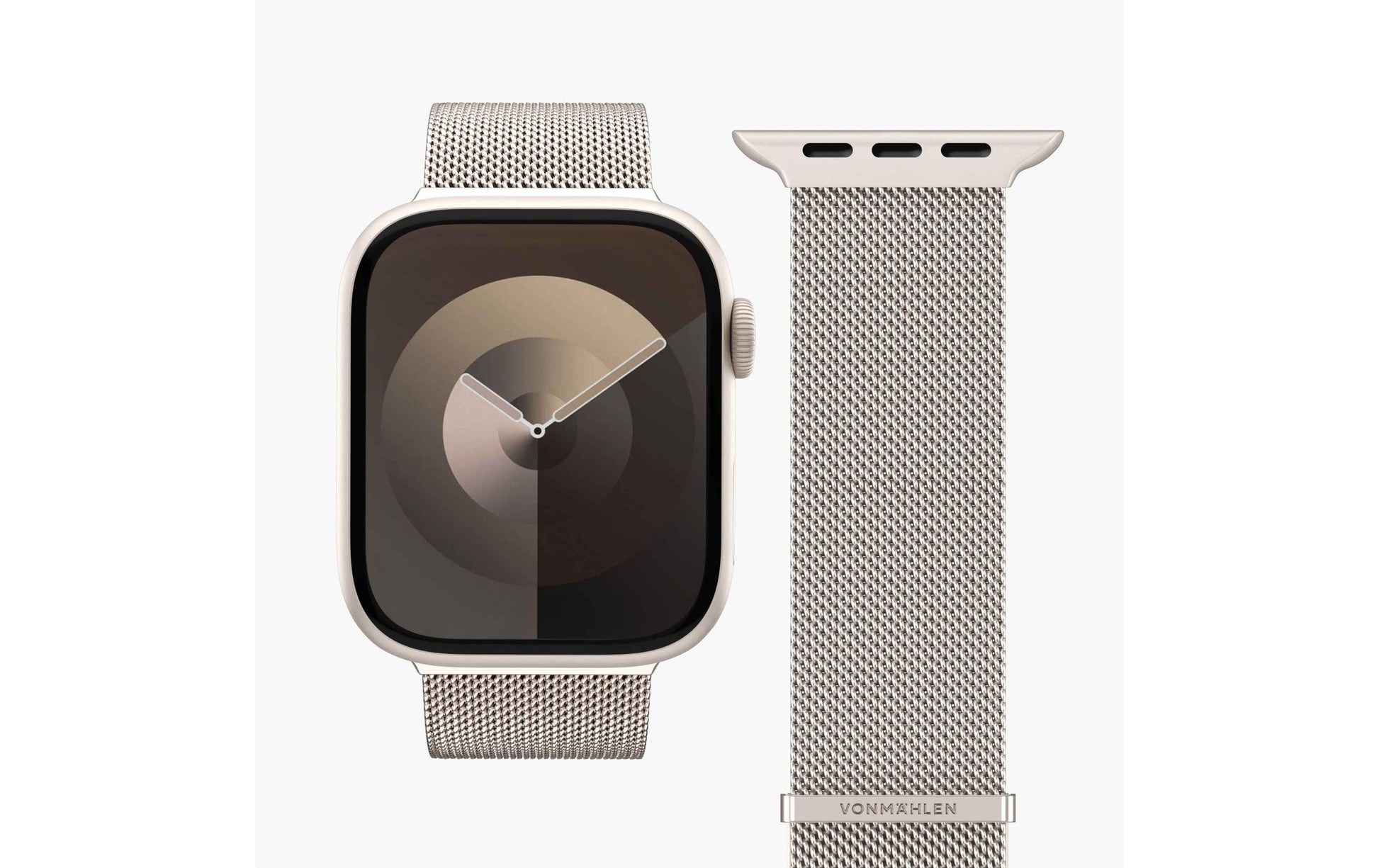 Vonmählen Milanese Loop 2 – Champagner, für Apple Watch