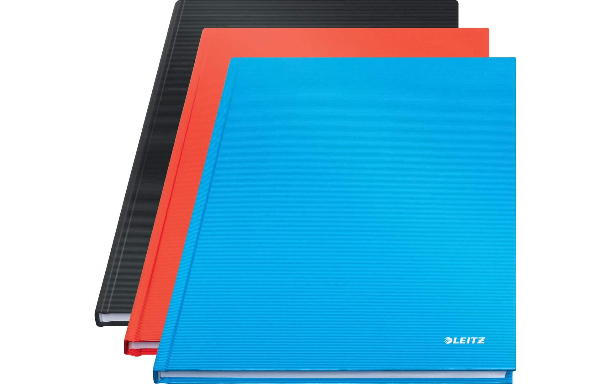 Leitz Notizbuch – A4 – 80 Blatt – 90 g/m² – Hardcover, Fadenbindung, laminierte Oberfläche, schwarz, FSC
