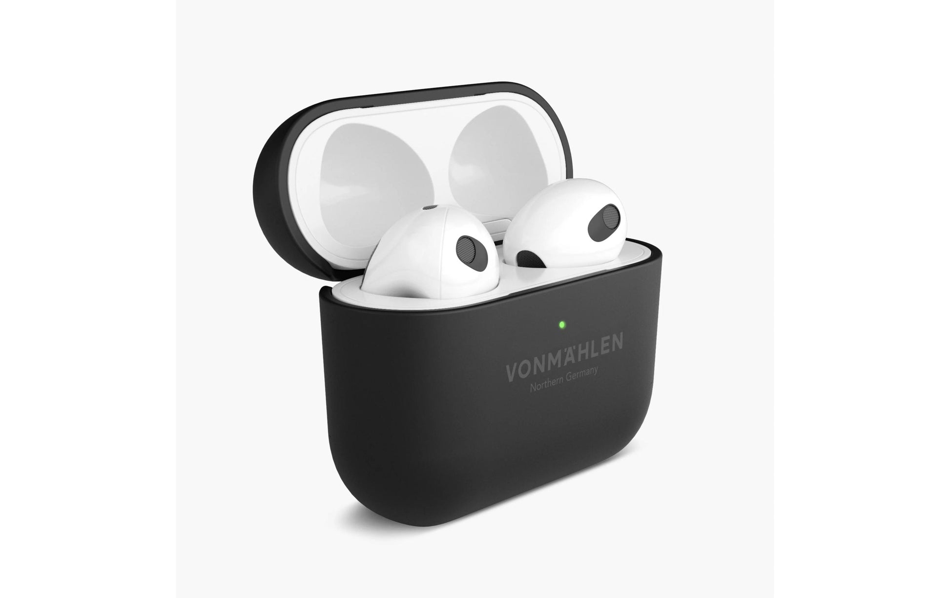 Vonmählen Thin Case – Schutzhülle – für Apple AirPods (4. Generation) – Schwarz