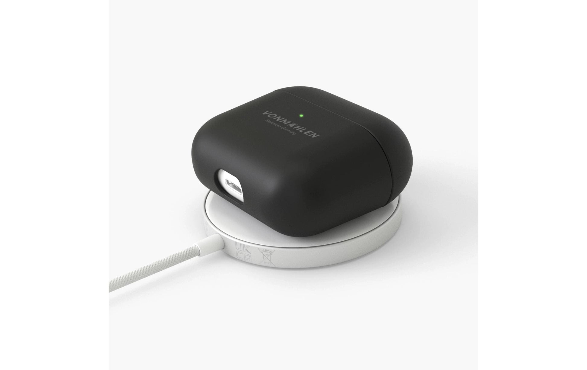 Vonmählen Thin Case – Schutzhülle – für Apple AirPods (4. Generation) – Schwarz