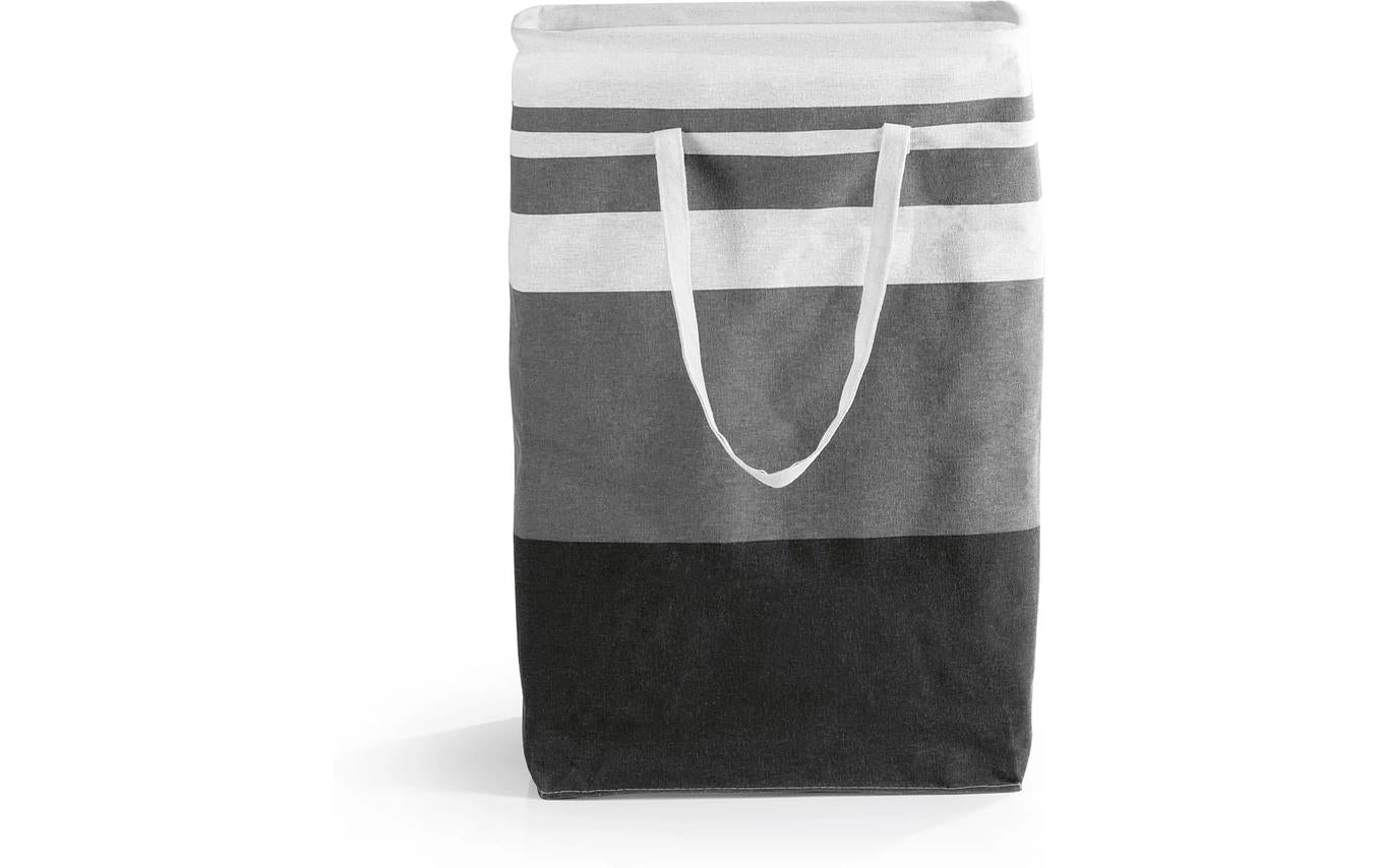Easymaxx Faltbox 75 l – faltbar – Leinen – weiss/grau – 400 × 300 × 600 mm – 2 Stück
