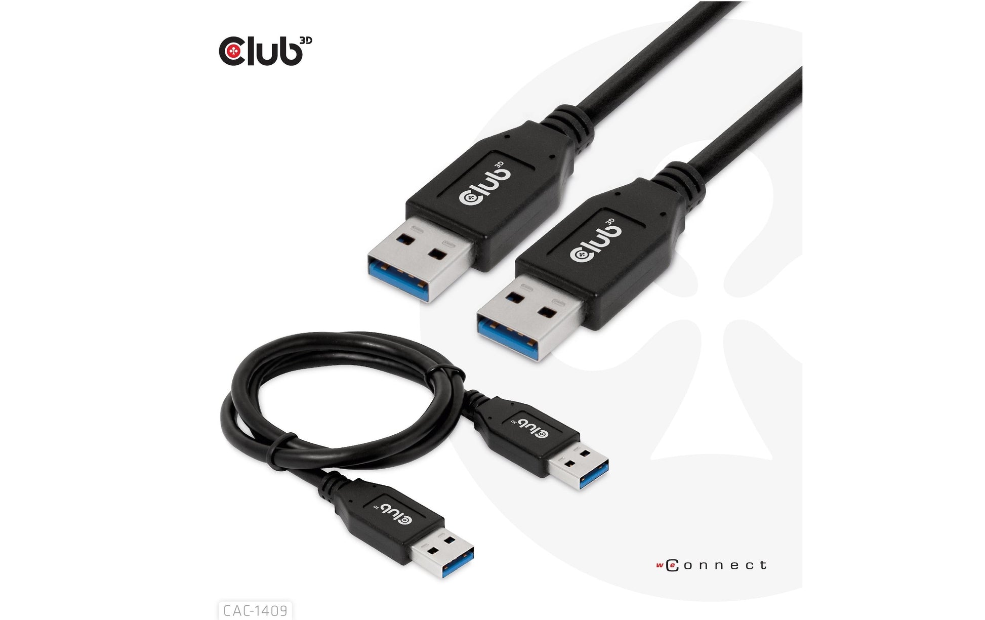 CLUB3D Club 3D – USB-Kabel, USB-A zu USB-A, 0,5 m, USB 3