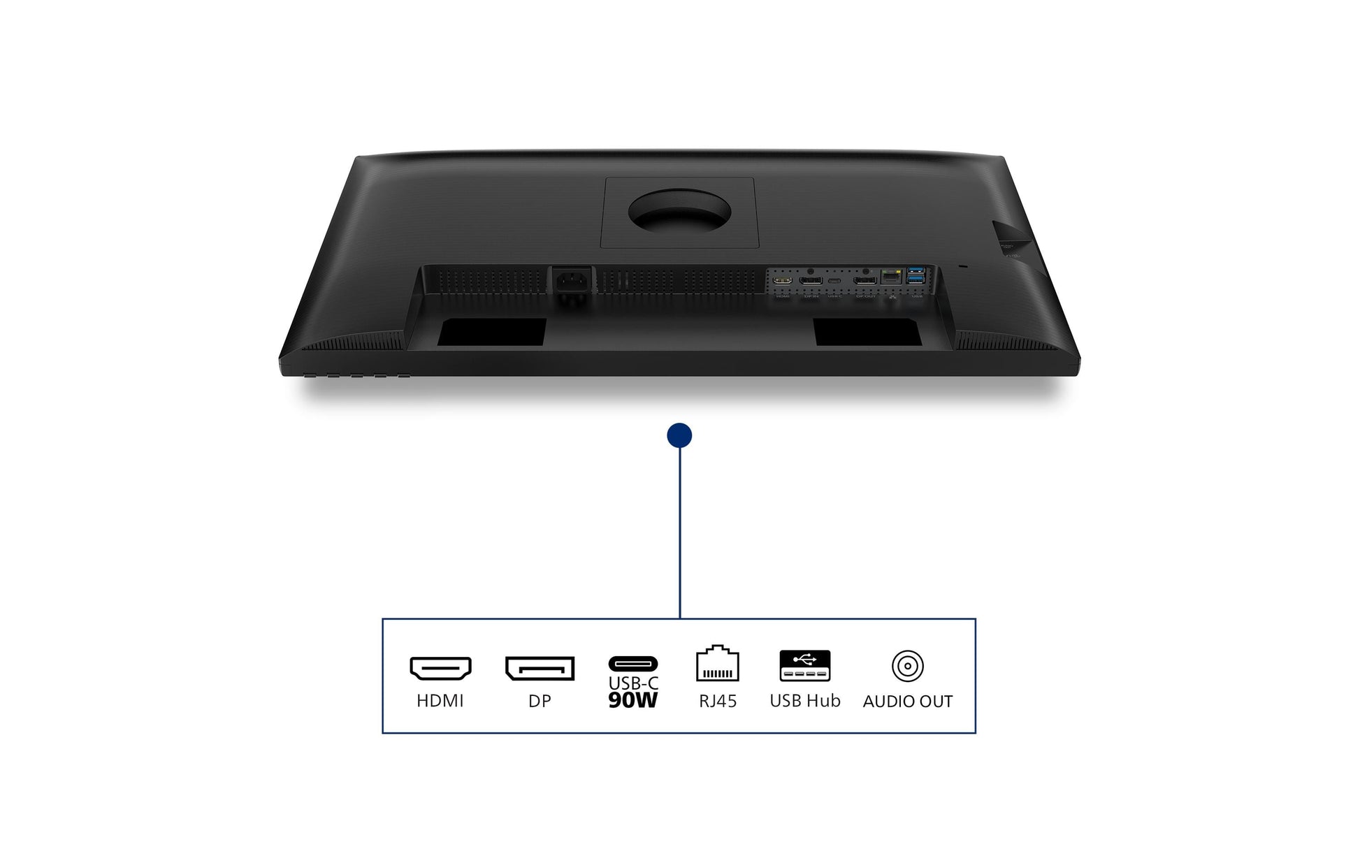 Philips 27B2U3601/00 – Monitor, 27", IPS, 120 Hz, 350 cd/m², USB-C, Integrierte Lautsprecher, Schwarz