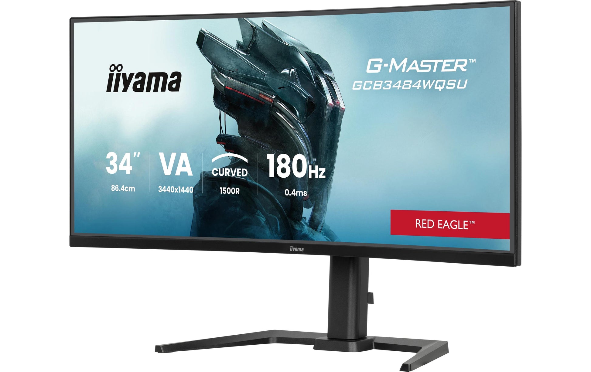 iiyama G-MASTER GCB3484WQSU-B1 – Monitor, 34", 3440 × 1440, VA, 500 cd/m²