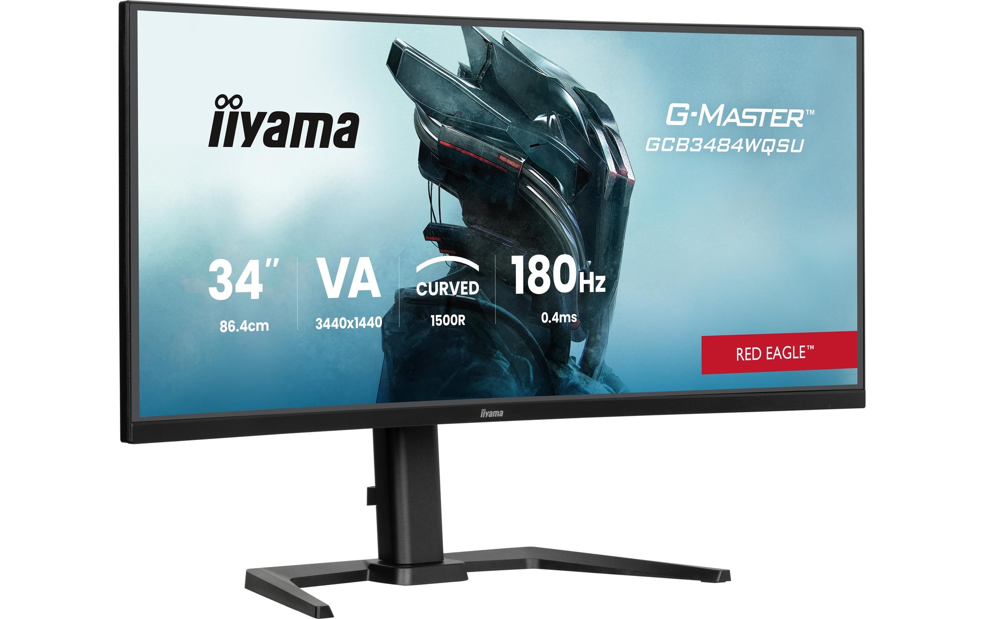 iiyama G-MASTER GCB3484WQSU-B1 – Monitor, 34", 3440 × 1440, VA, 500 cd/m²
