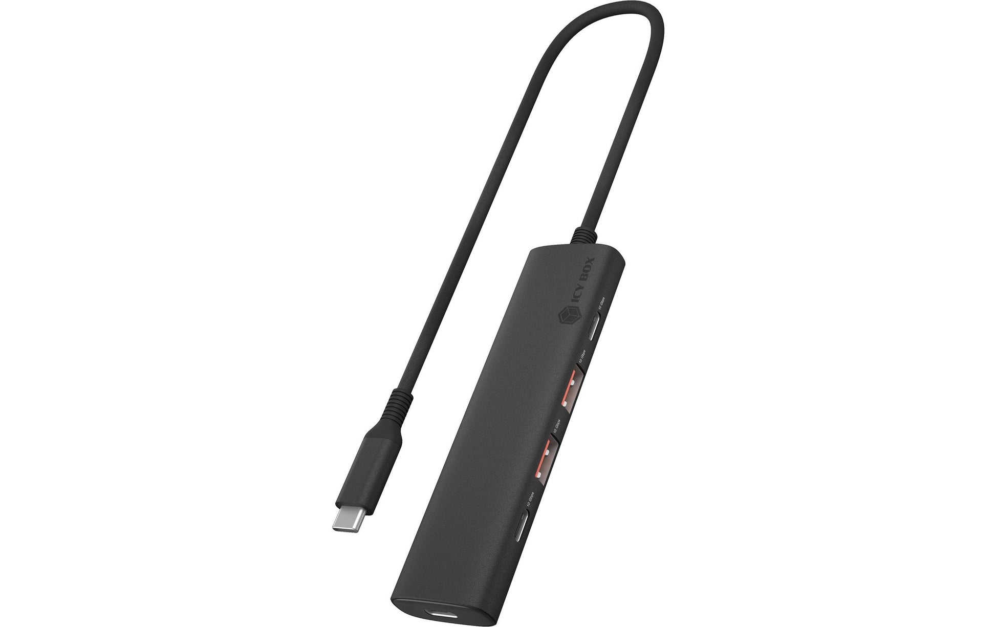 RaidSonic IB-1437-CPD USB-Hub – USB-C, 2× USB-A, 100 W PD