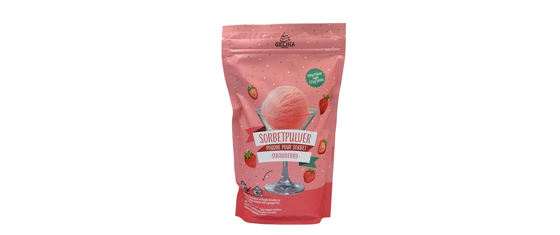 Gelina Royal Sorbet – Erdbeere – 500 g