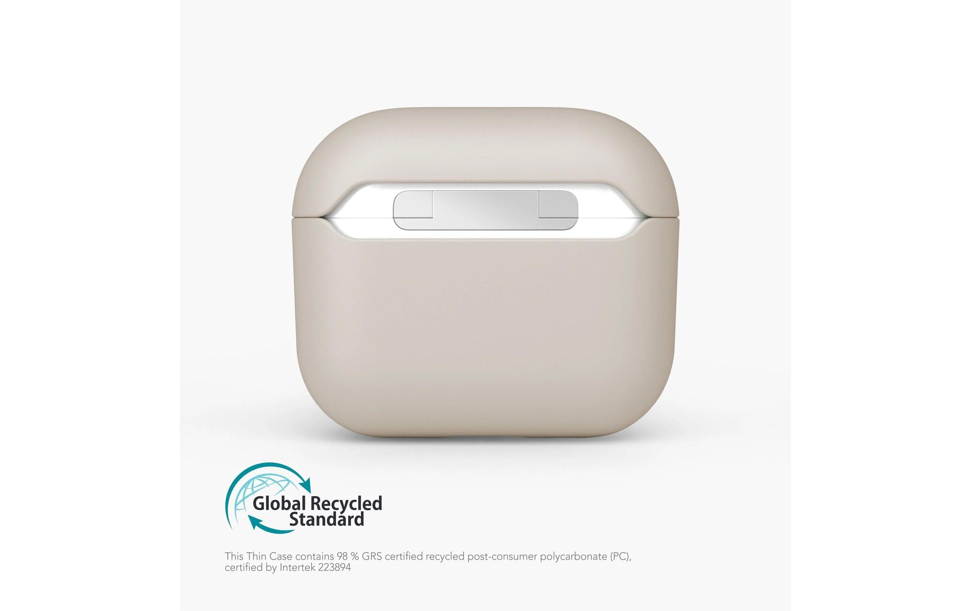 Vonmählen Thin Case – Schutzhülle – für AirPods (4. Generation) – kabelloses Laden – Creme